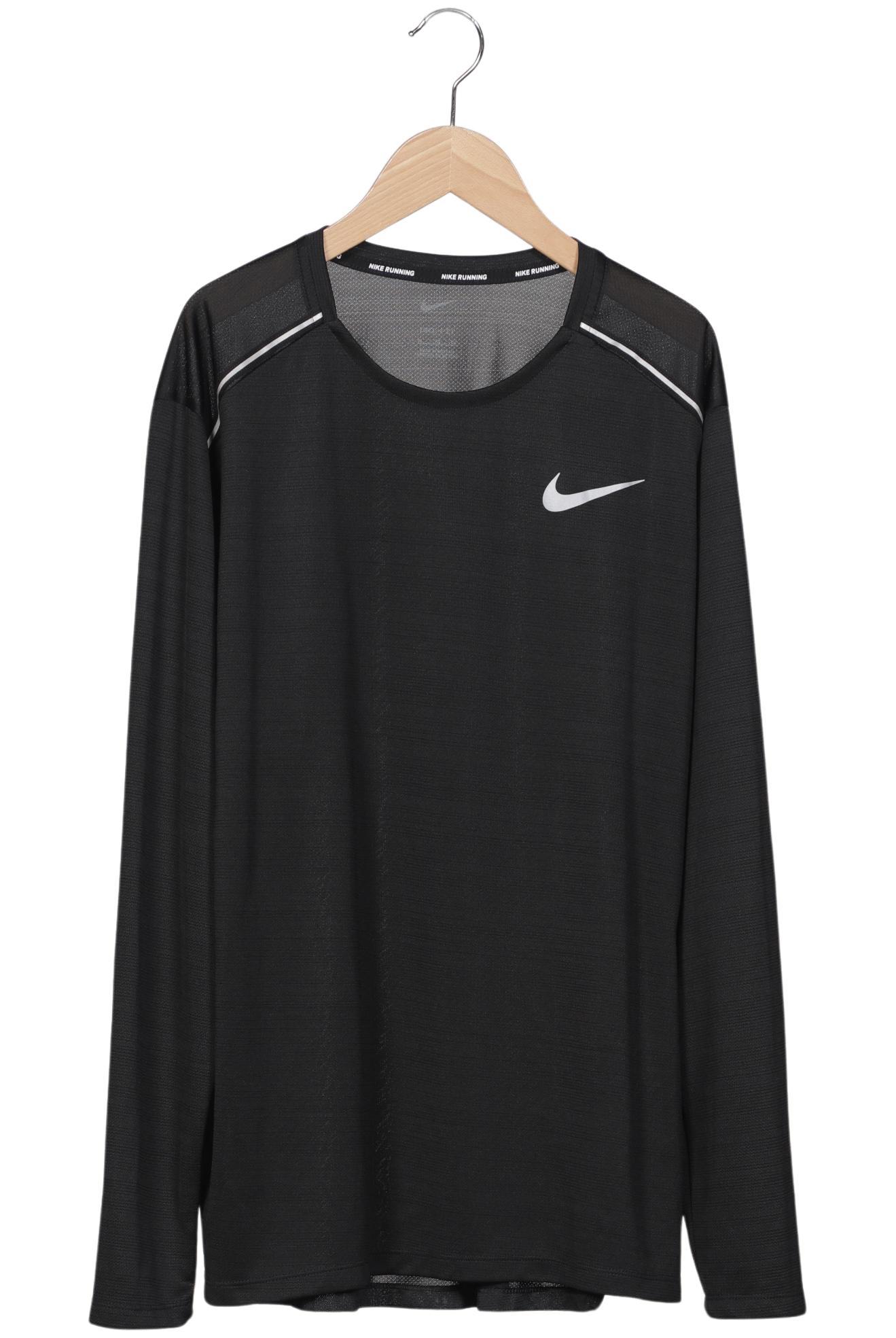 Nike Running Herren Langarmshirt, schwarz, Gr. 54