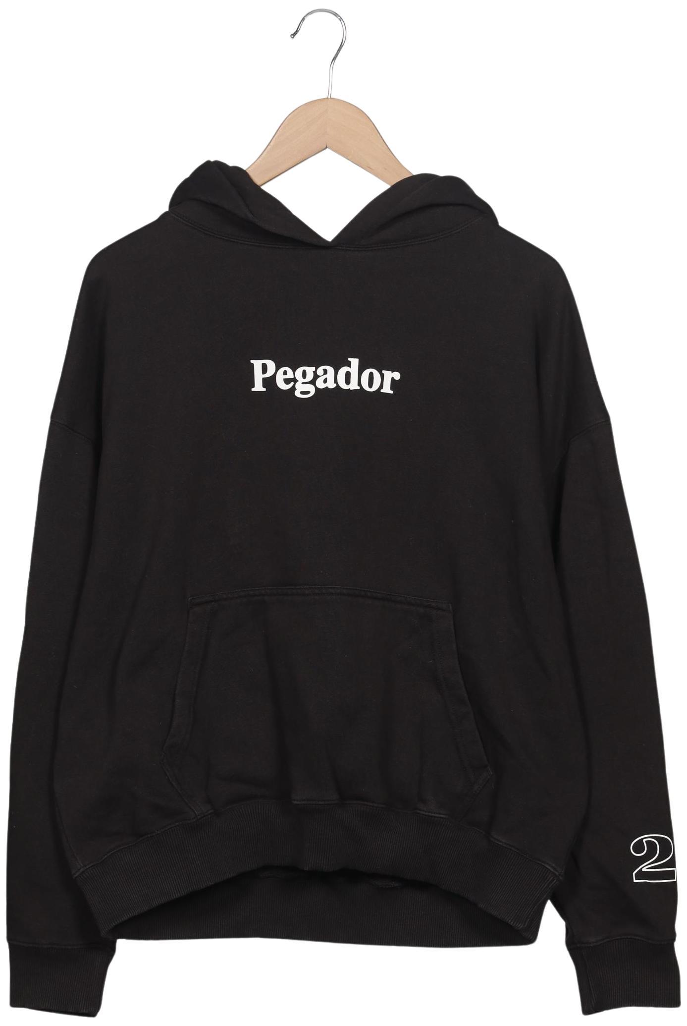 Pegador Damen Kapuzenpullover, schwarz, Gr. 38