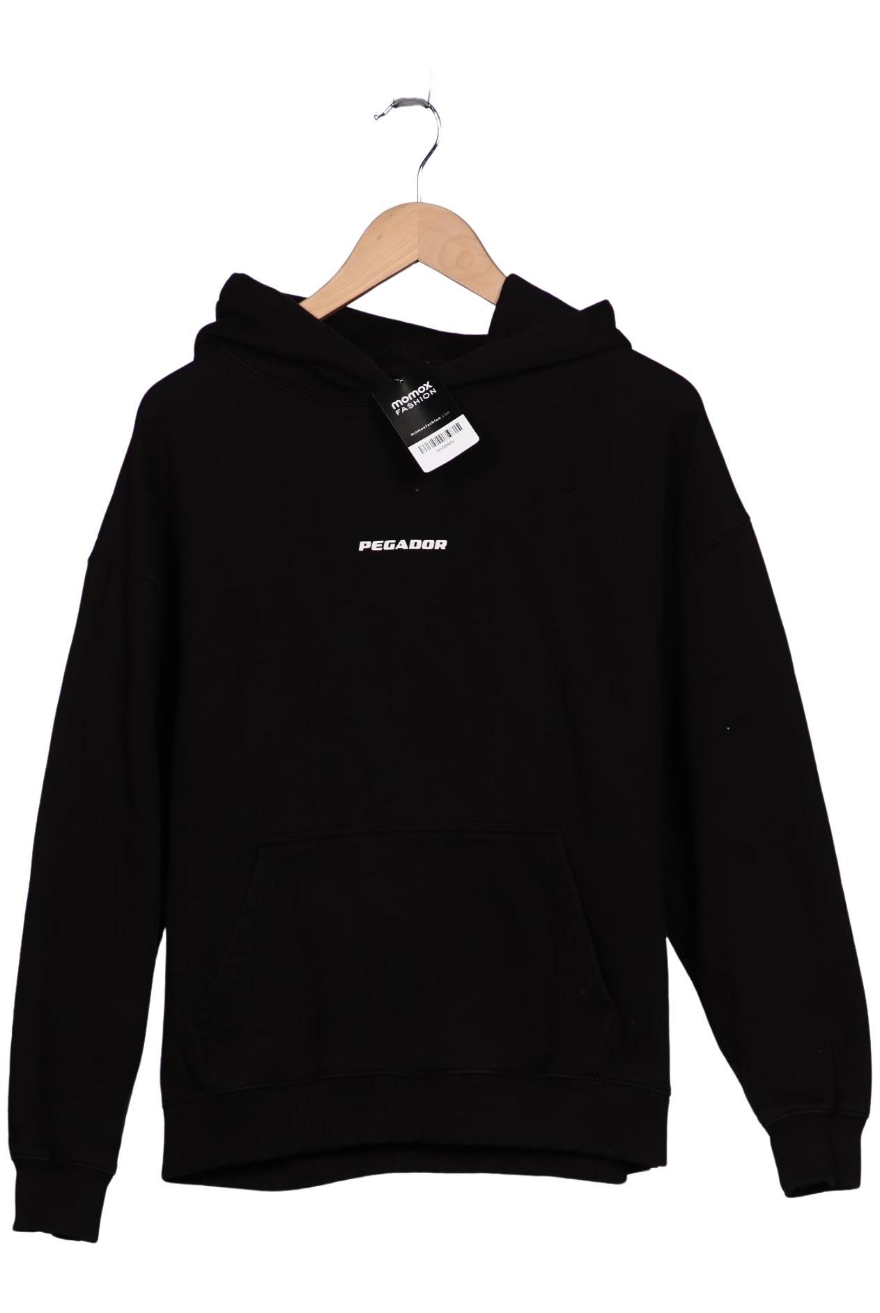 Pegador Damen Kapuzenpullover, schwarz, Gr. 34