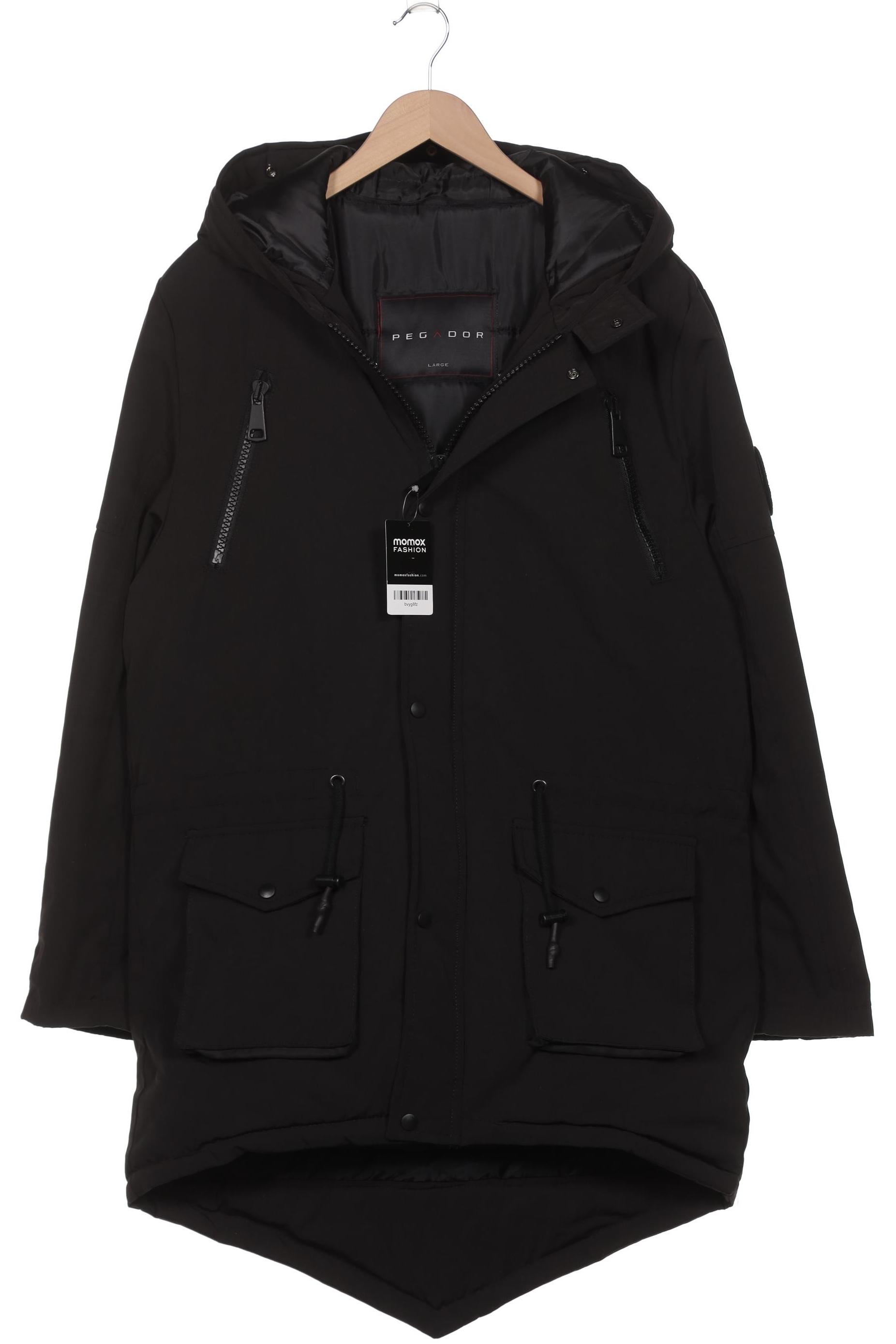 Pegador Herren Mantel, schwarz, Gr. 52