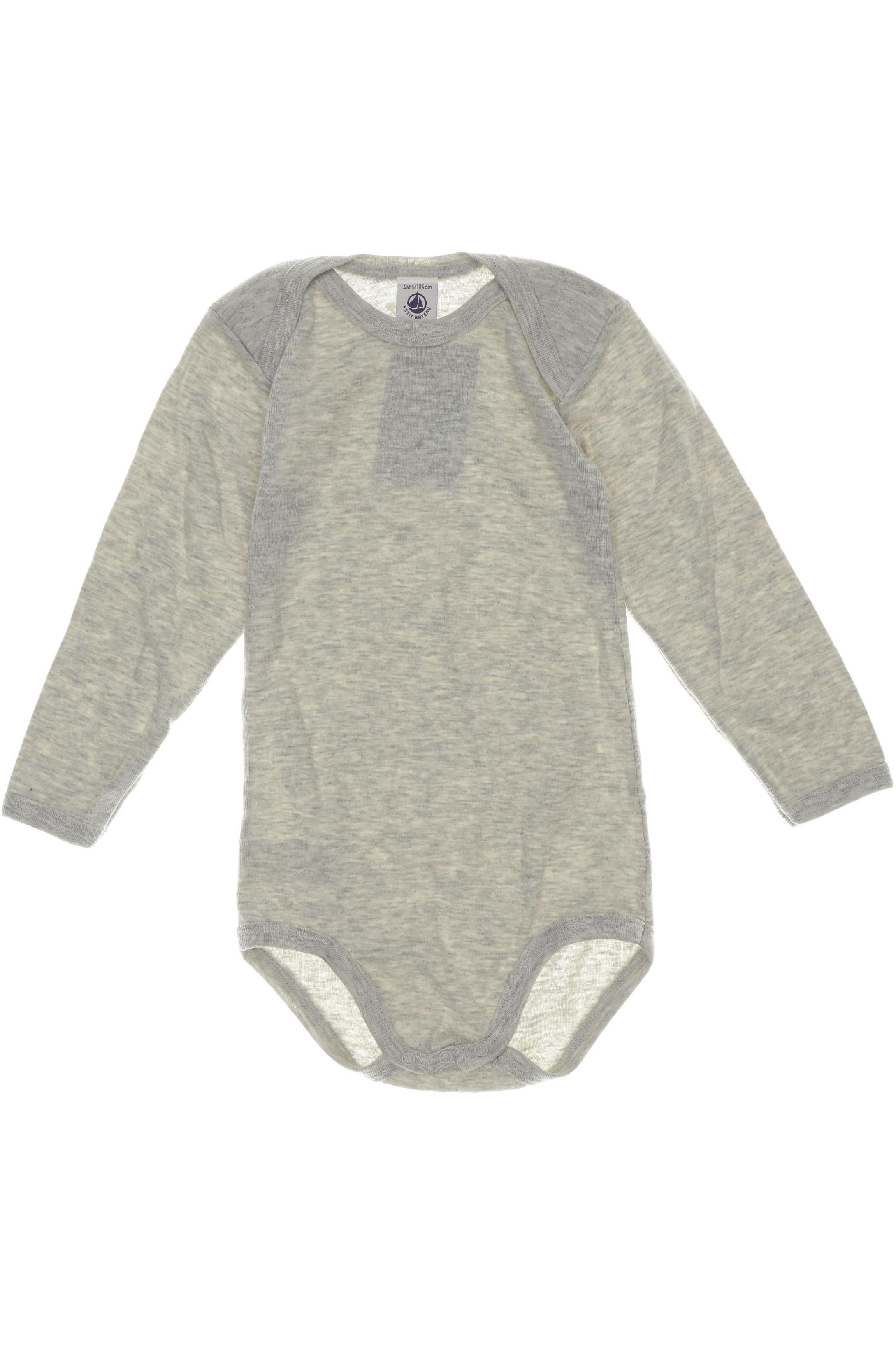 Petit Bateau Jungen Strampler, grau, Gr. 104