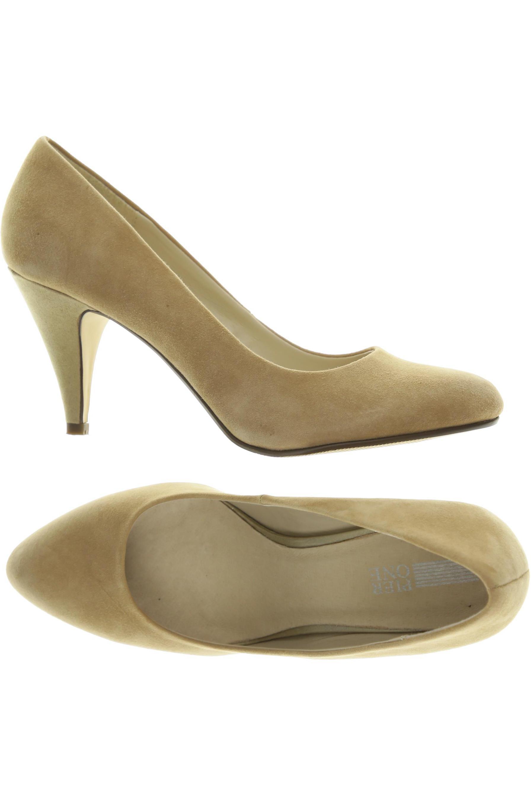 Second Hand Einzelstücke Damen Pumps, beige, Gr. 39