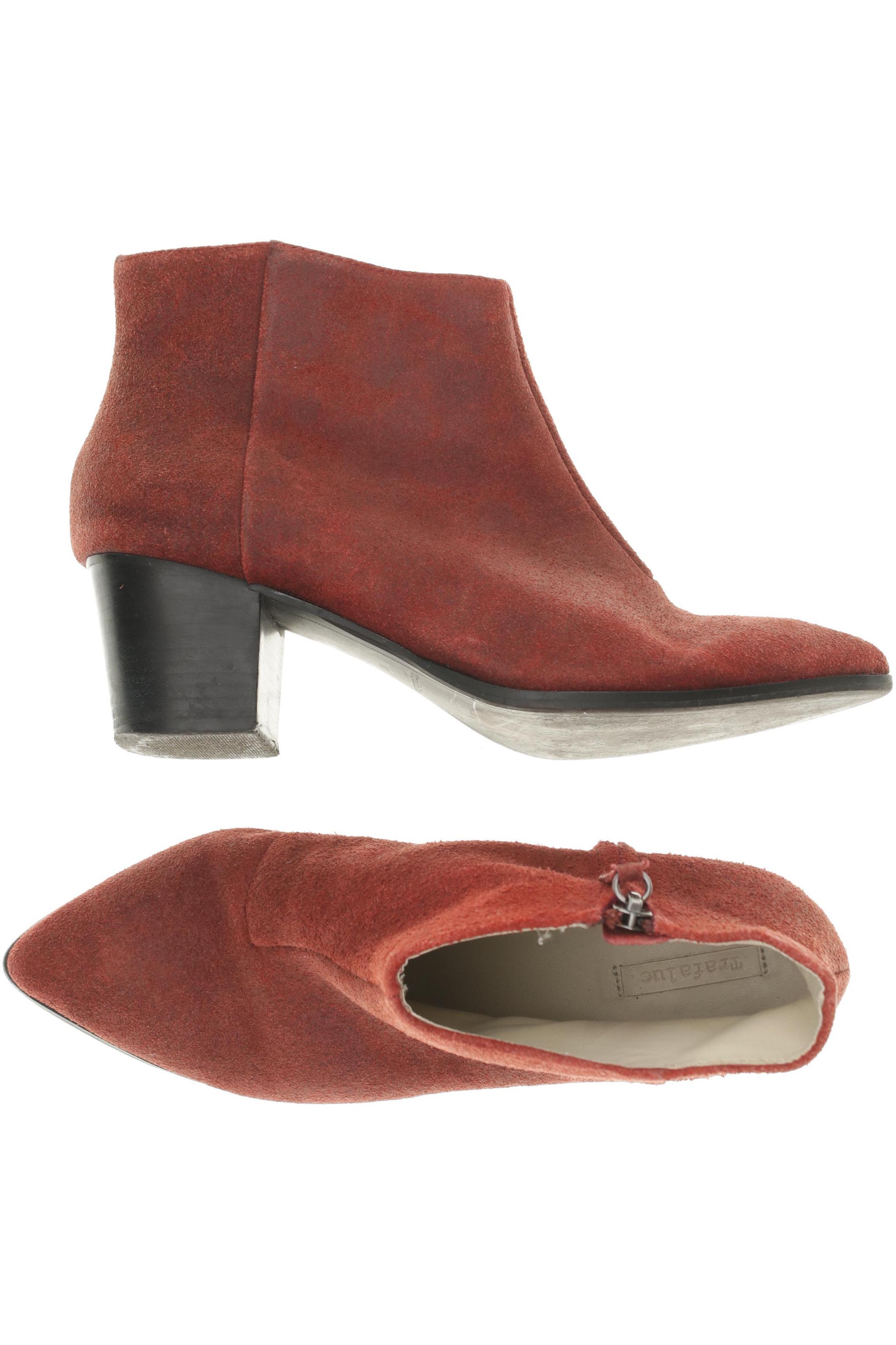 Second Hand Einzelstücke Damen Stiefelette, rot, Gr. 40