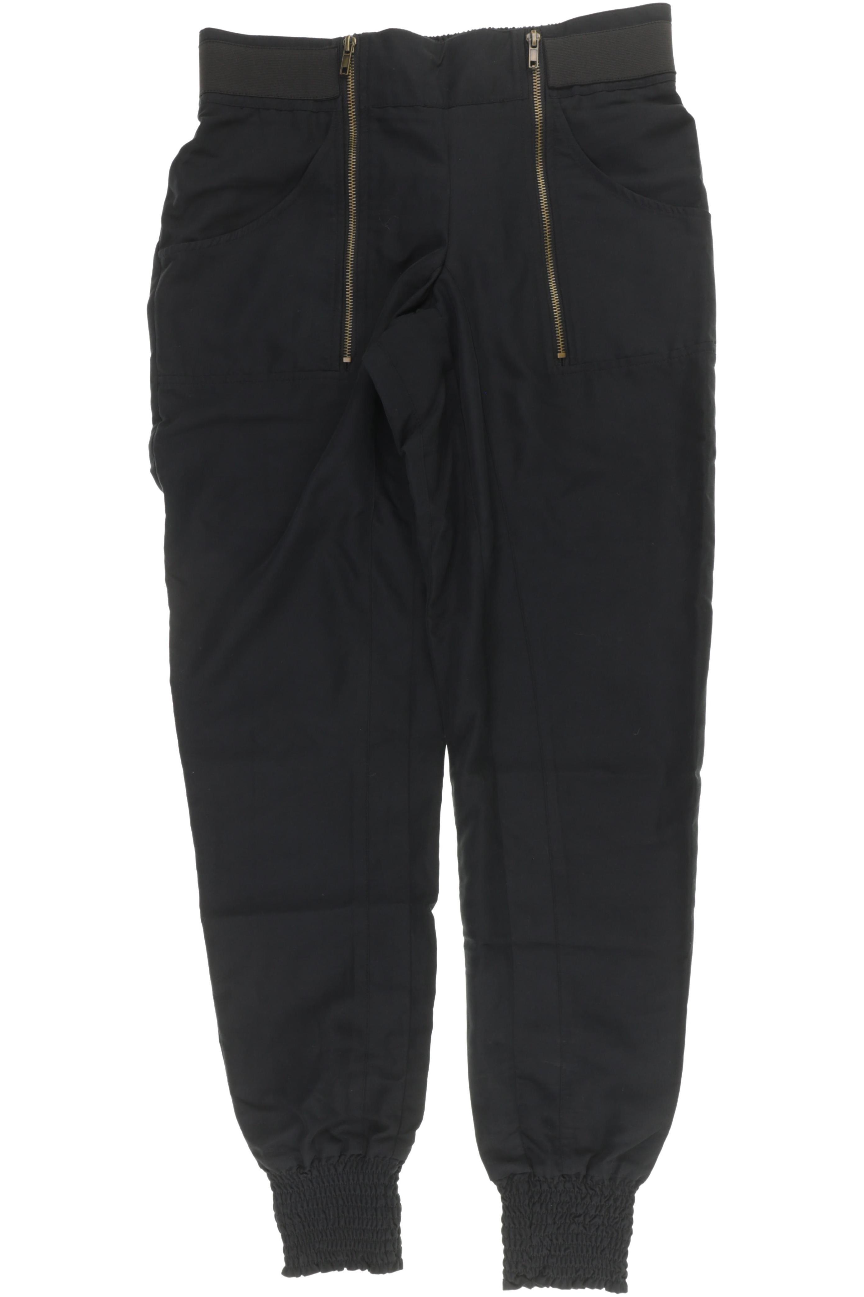 Second Hand Einzelstücke Damen Stoffhose, schwarz, Gr. 36
