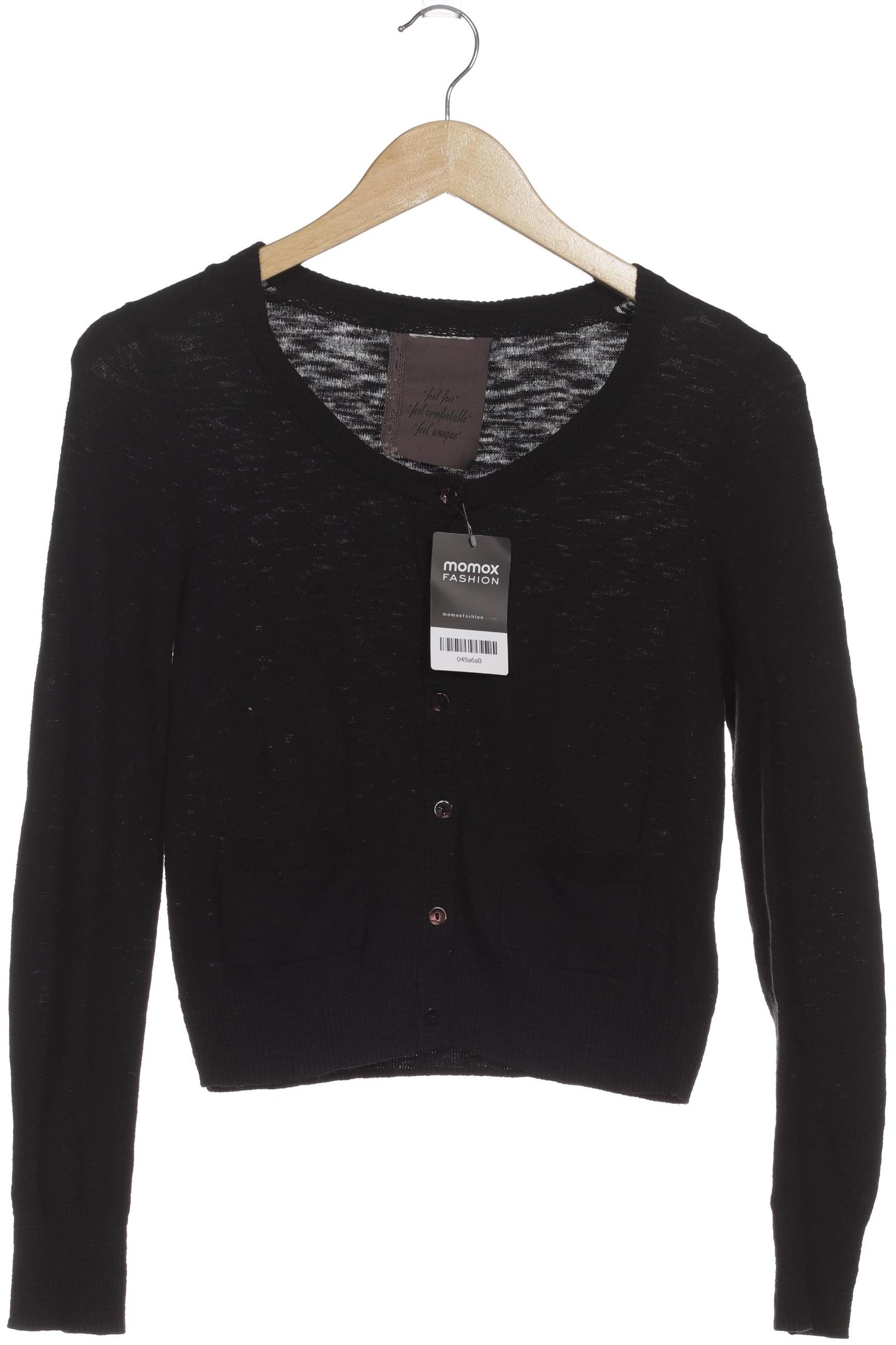 Second Hand Einzelstücke Damen Strickjacke, schwarz, Gr. 34