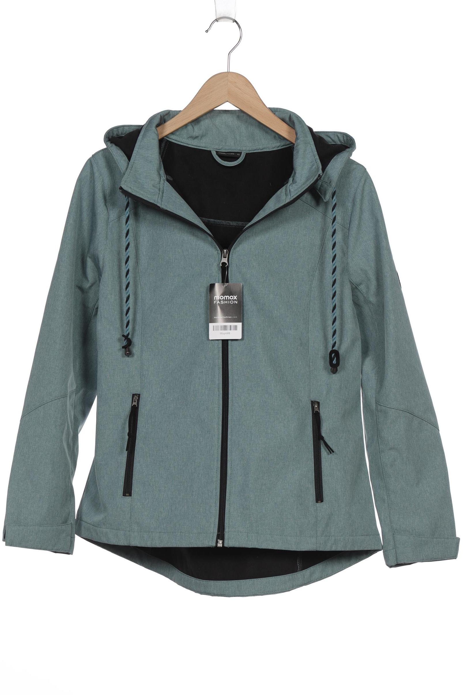 Second Hand Einzelstücke Damen Jacke, türkis, Gr. 42