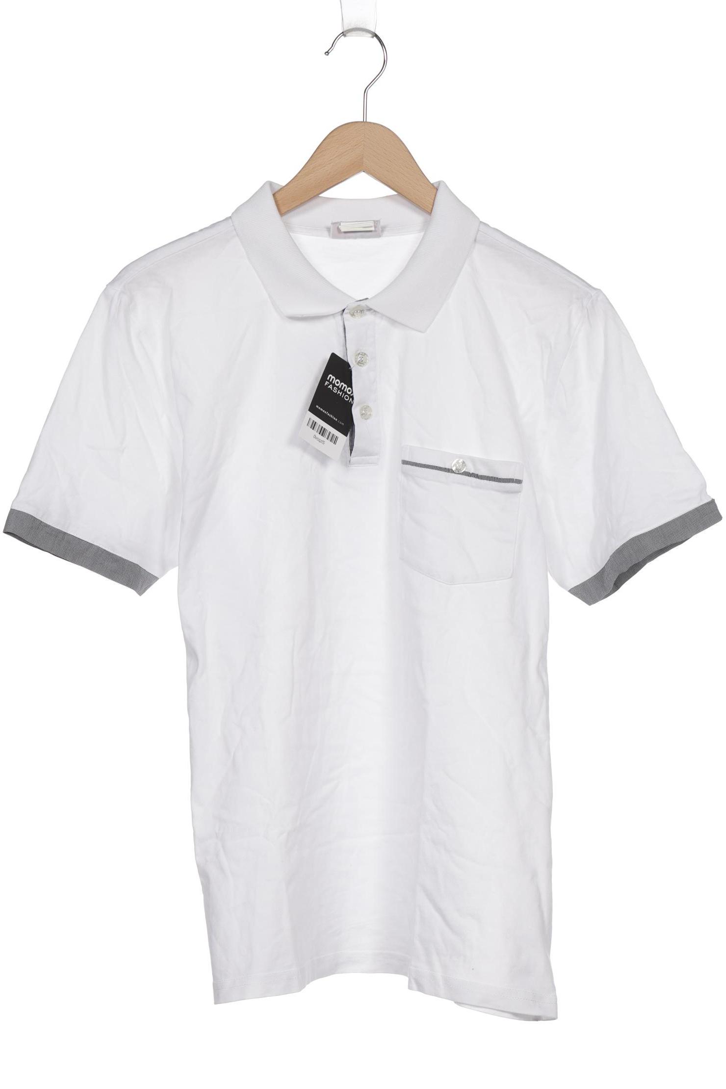 Second Hand Einzelstücke Herren Poloshirt, weiß, Gr. 52