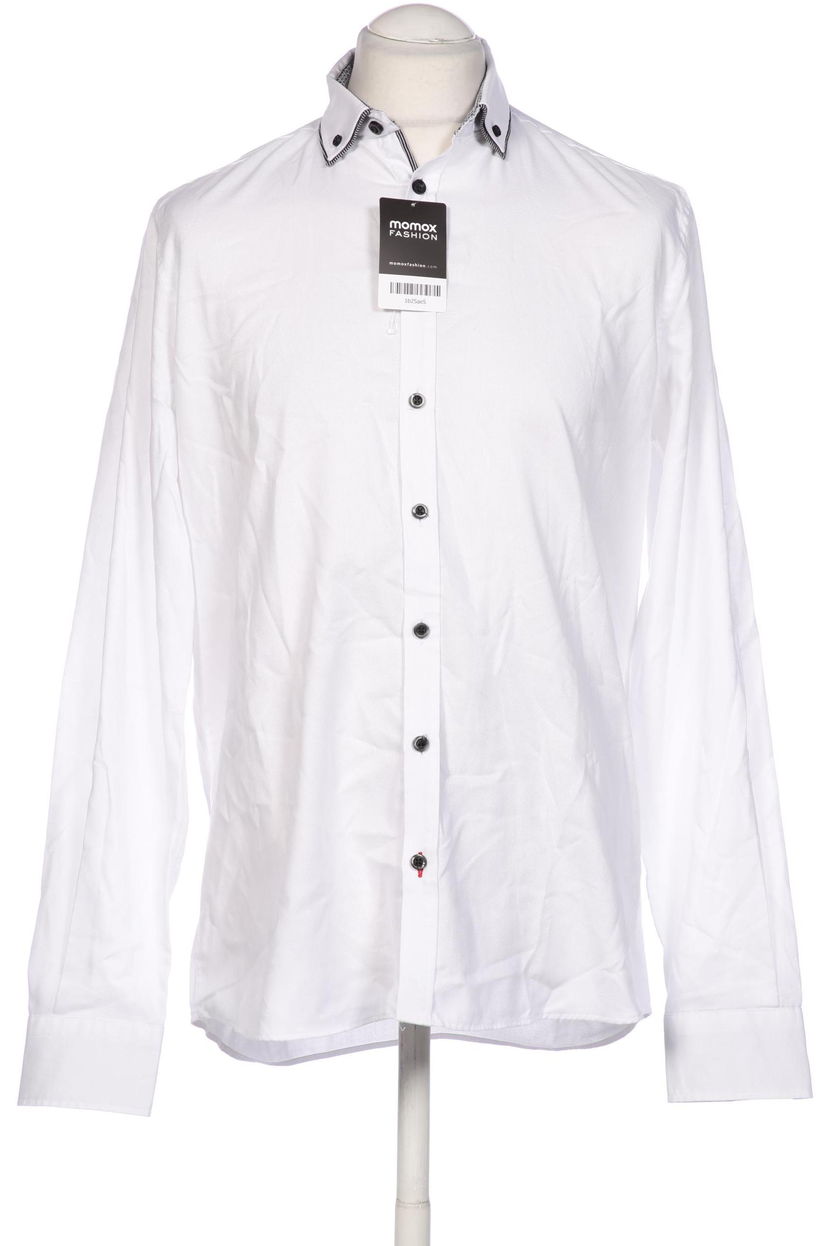 Second Hand Einzelstücke Herren Hemd, weiß, Gr. 52