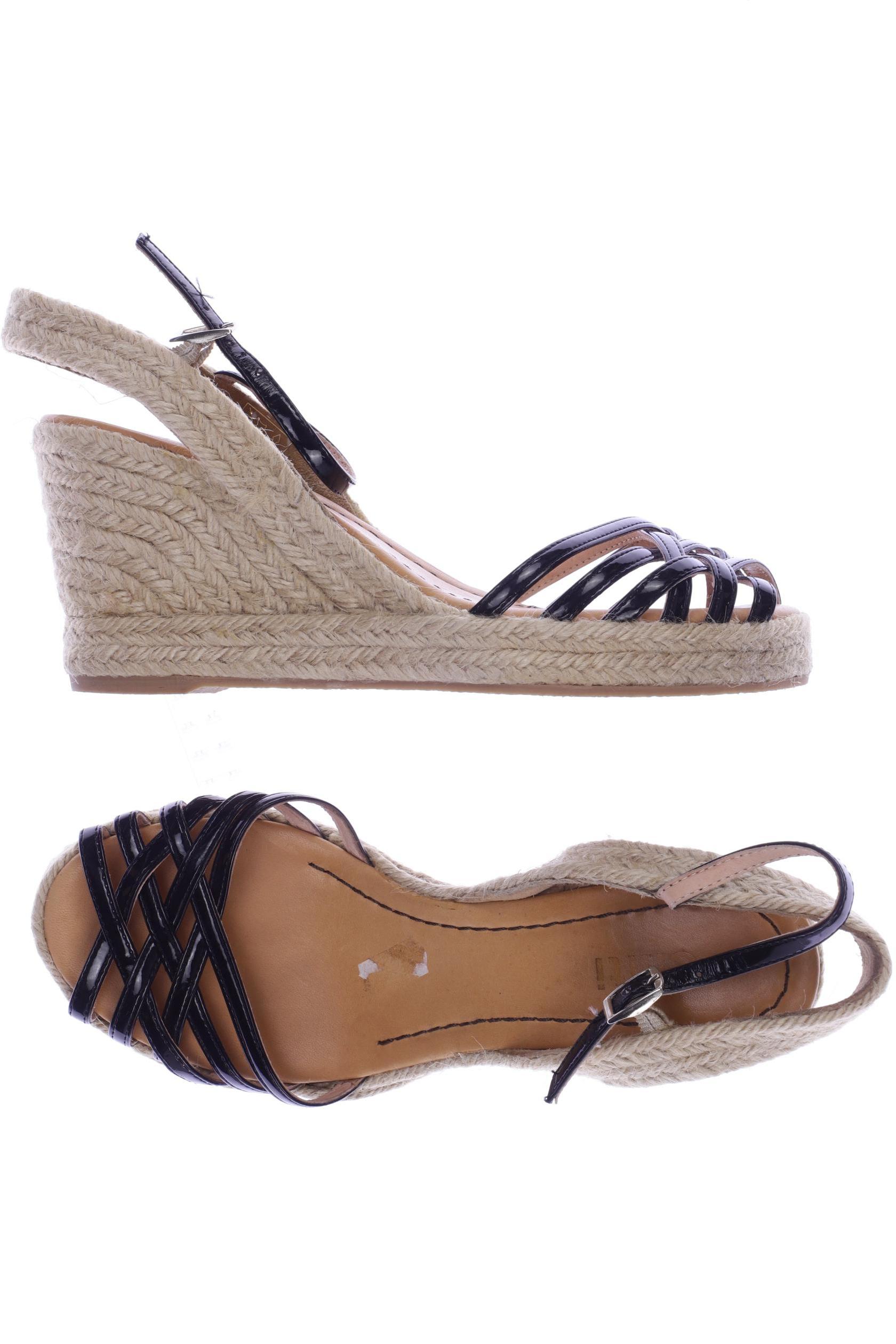 Second Hand Einzelstücke Damen Sandale, schwarz, Gr. 37