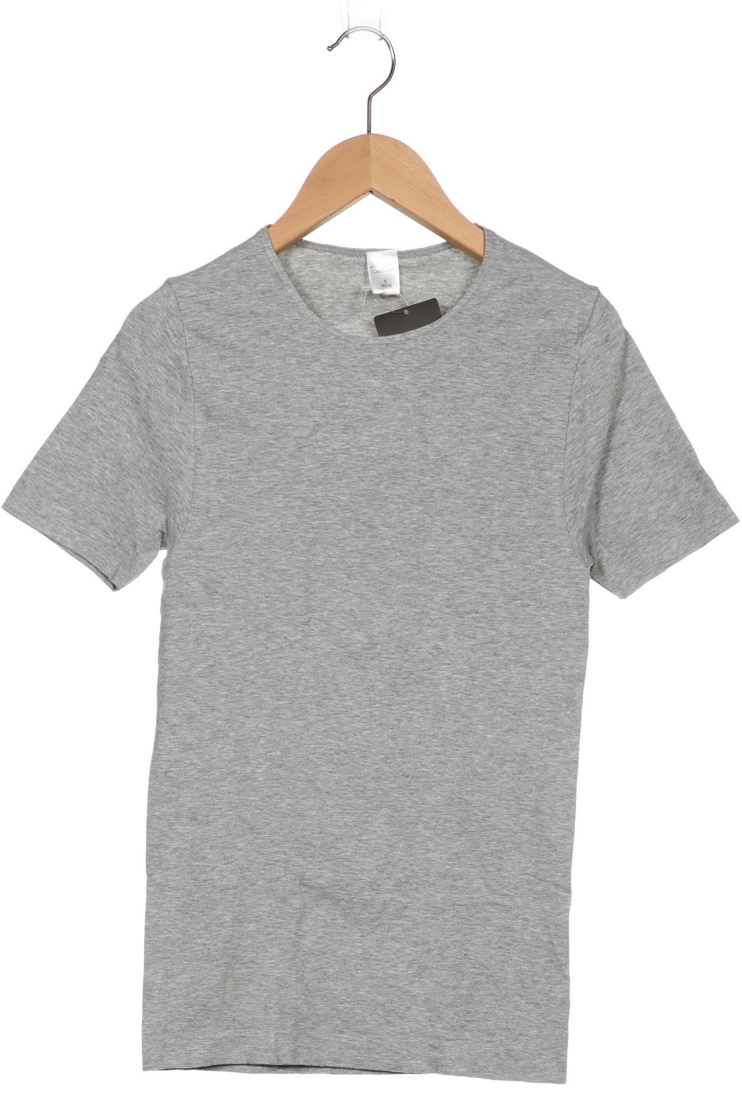 Second Hand Einzelstücke Damen T-Shirt, grau, Gr. 36