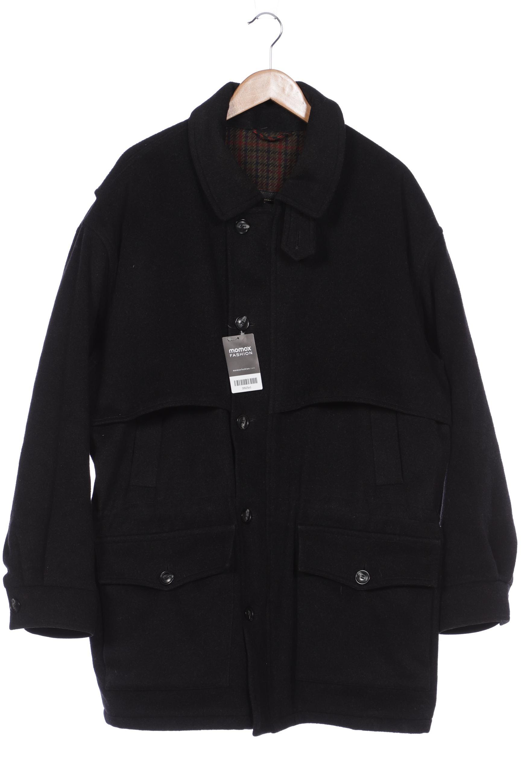 Second Hand Einzelstücke Herren Mantel, schwarz, Gr. 54