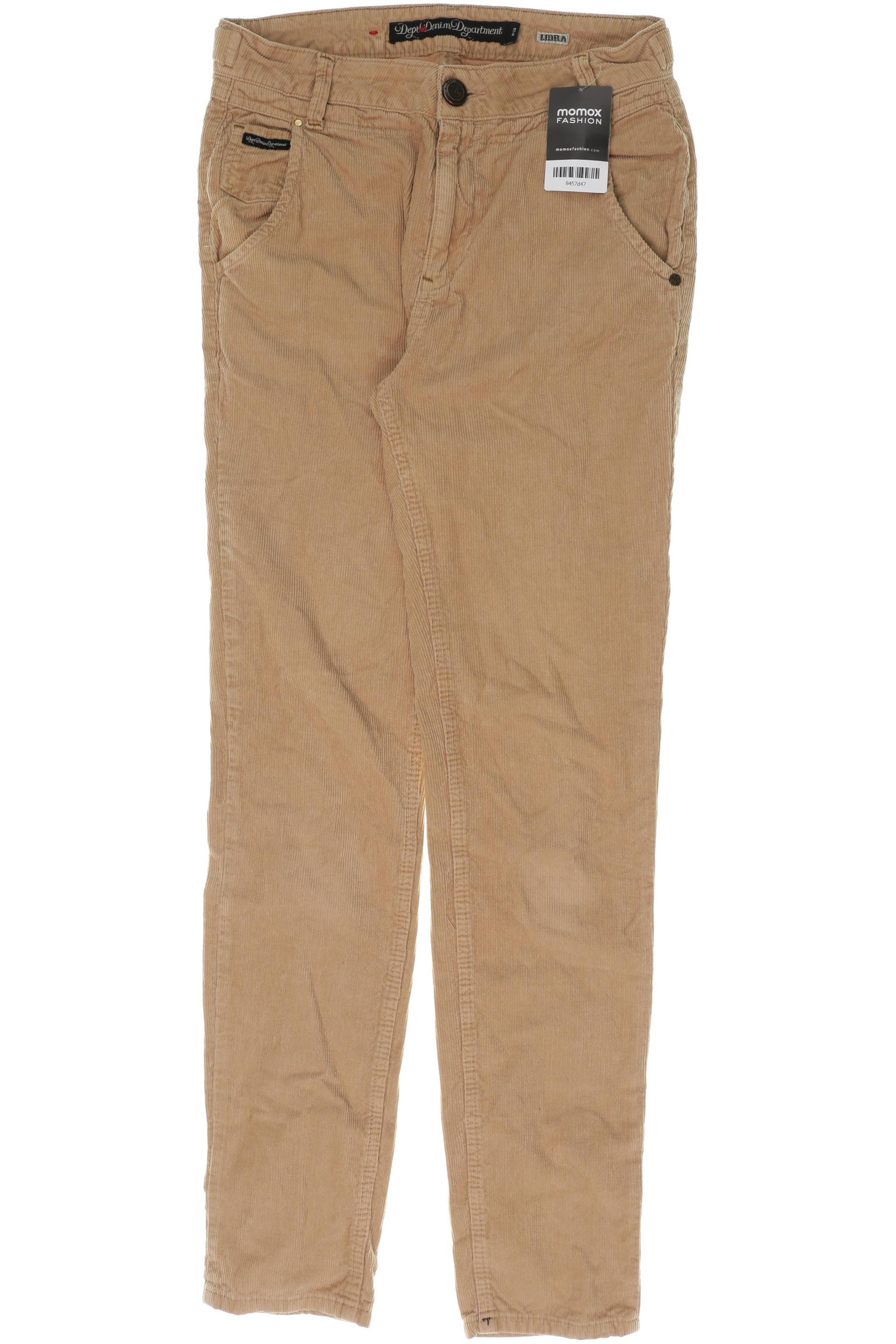 Second Hand Einzelstücke Damen Stoffhose, braun, Gr. 26