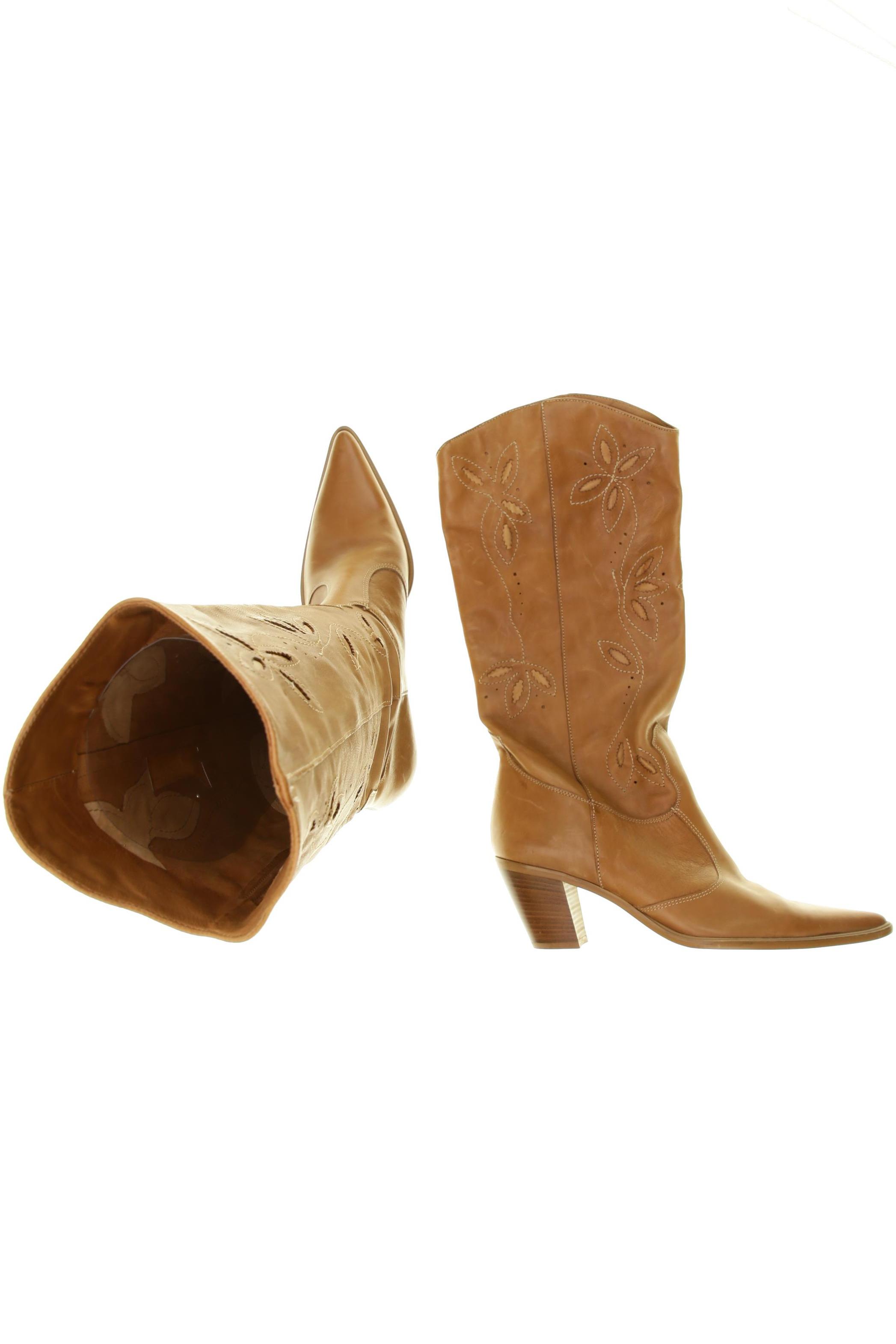 Second Hand Einzelstücke Damen Stiefel, braun, Gr. 41