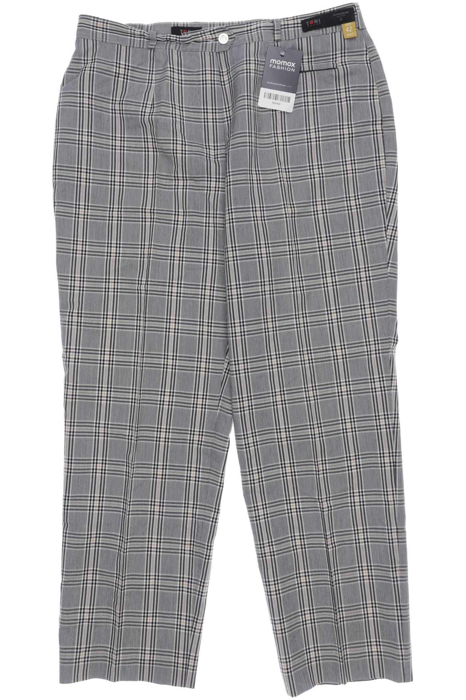 Second Hand Einzelstücke Damen Stoffhose, grau, Gr. 31