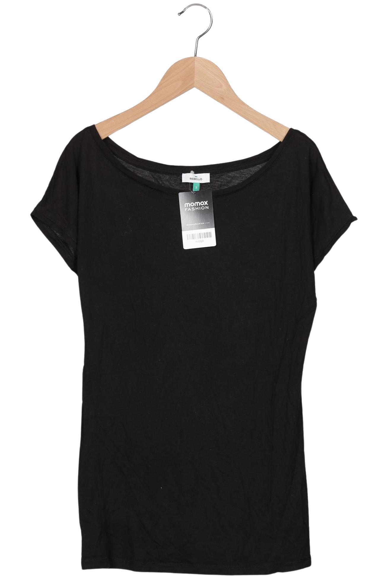 Second Hand Einzelstücke Damen T-Shirt, schwarz, Gr. 36