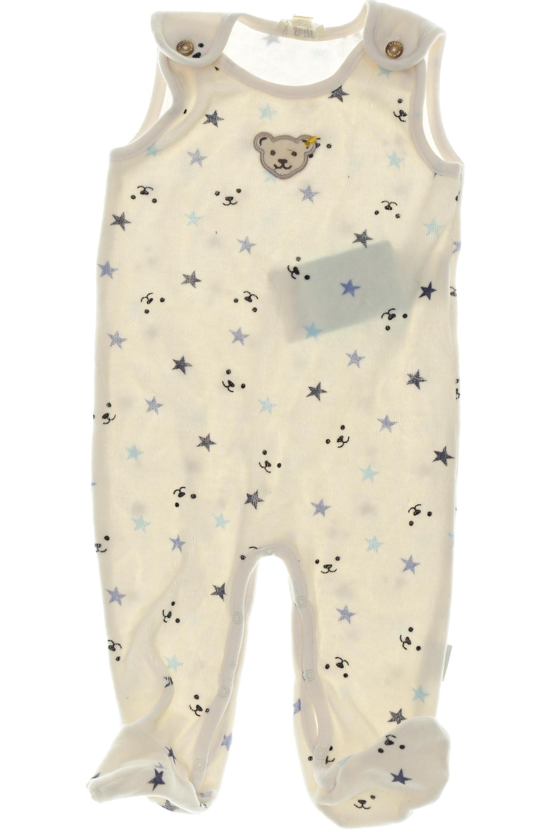 Steiff Jungen Strampler, weiß, Gr. 62