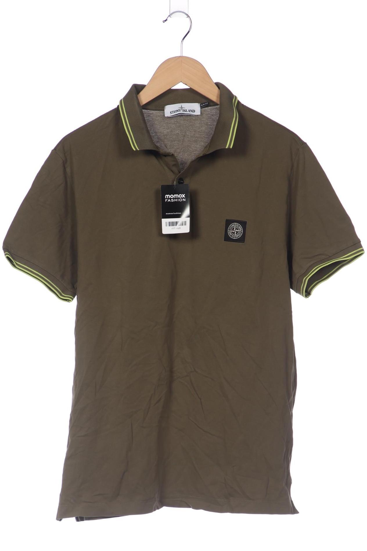 Stone Island Herren Poloshirt, grün, Gr. 56