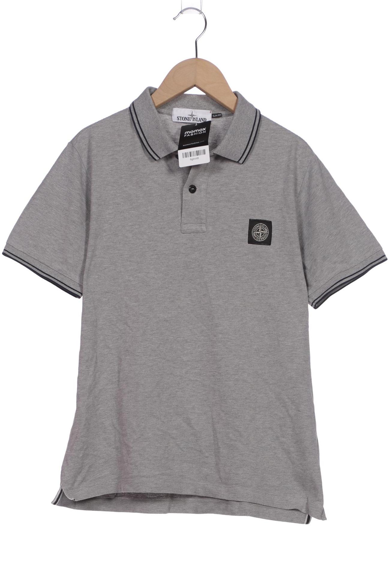 Stone Island Herren Poloshirt, grau, Gr. 48