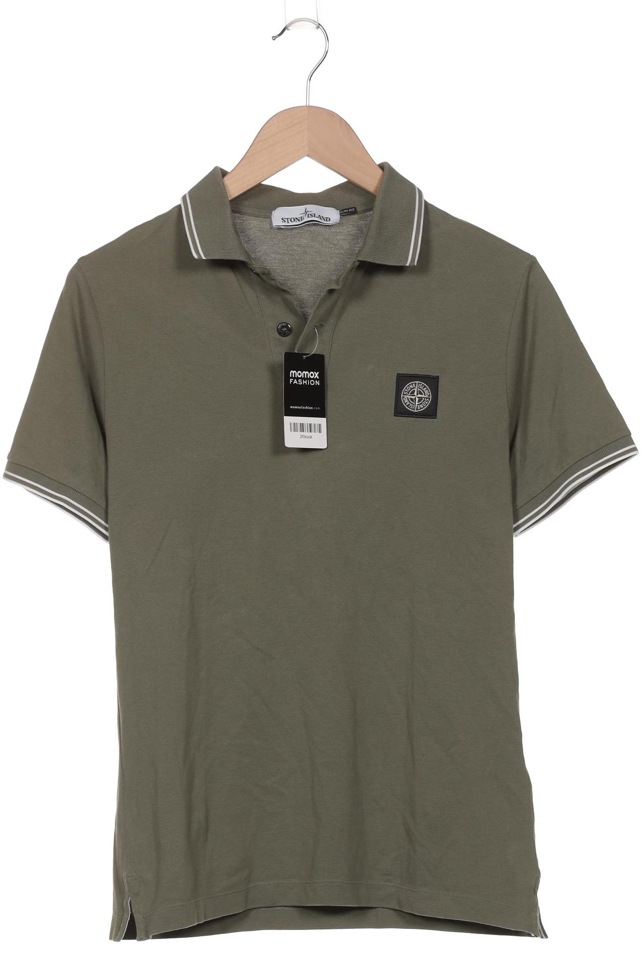 Stone Island Herren Poloshirt, grün, Gr. 48