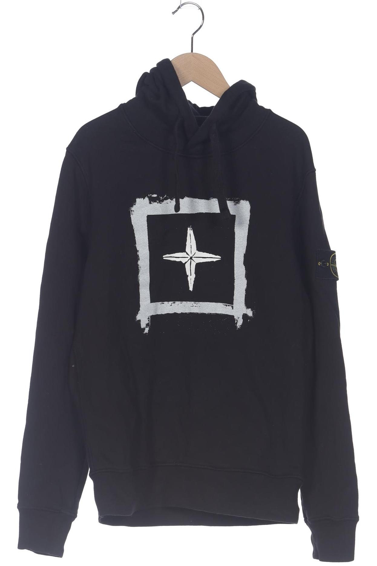 Stone Island Herren Kapuzenpullover, schwarz, Gr. 46