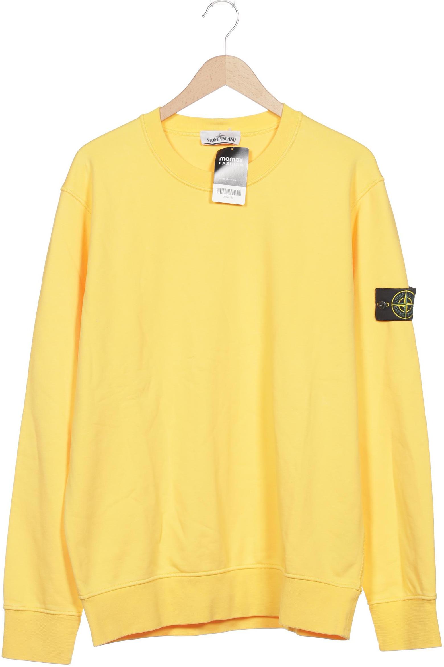 Stone Island Herren Sweatshirt, gelb, Gr. 56