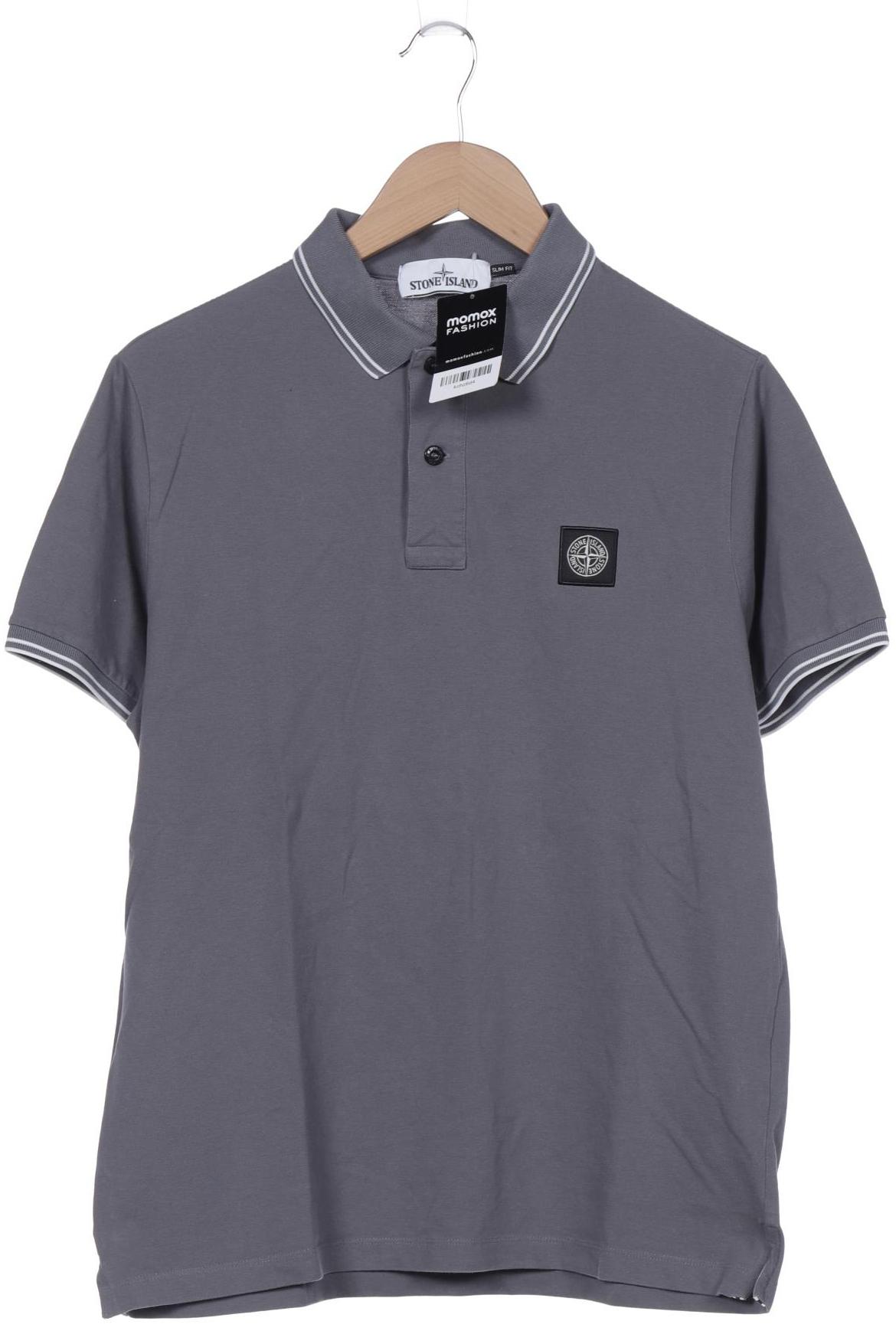 Stone Island Herren Poloshirt, grau, Gr. 54