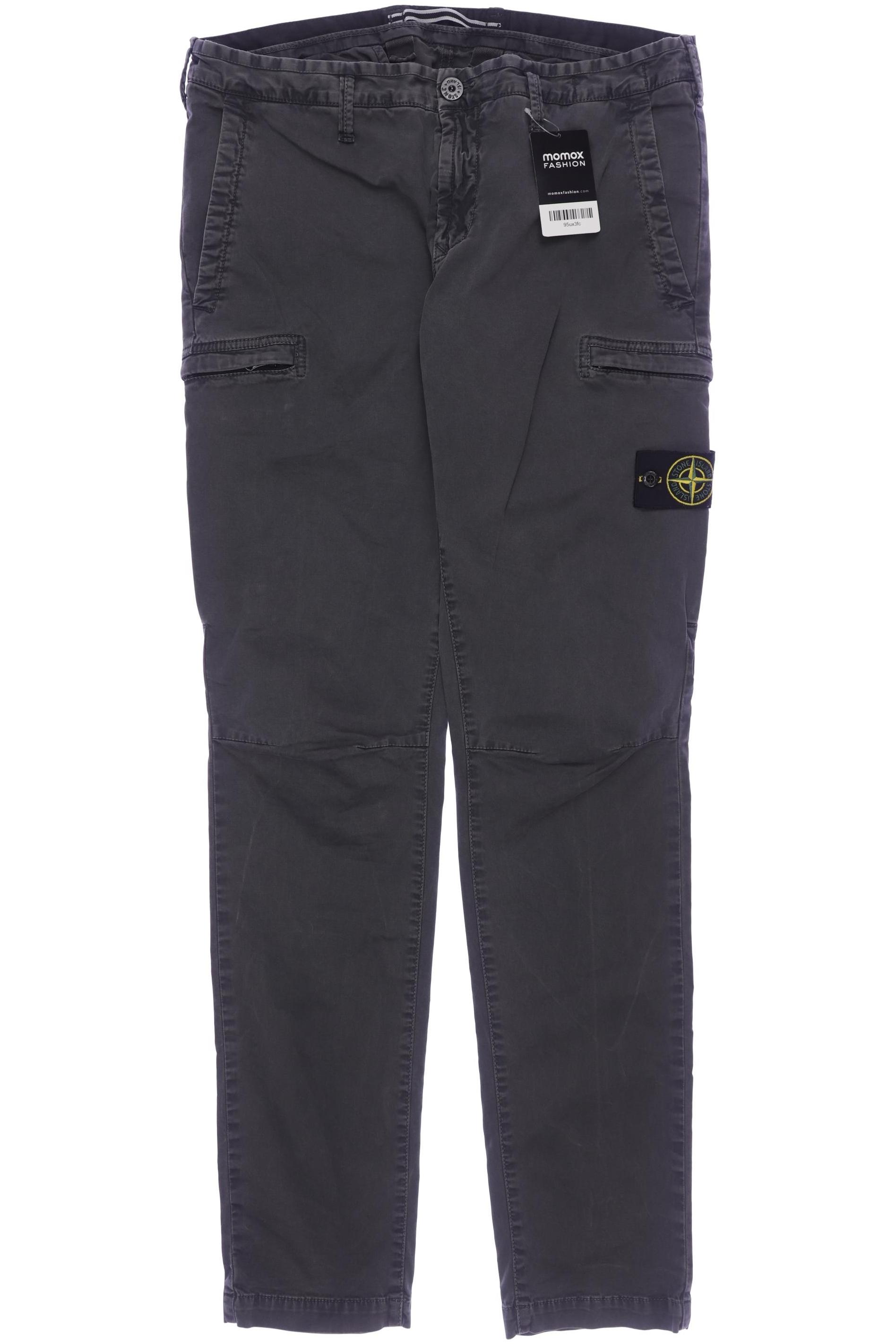 Stone Island Herren Stoffhose, grau, Gr. 33