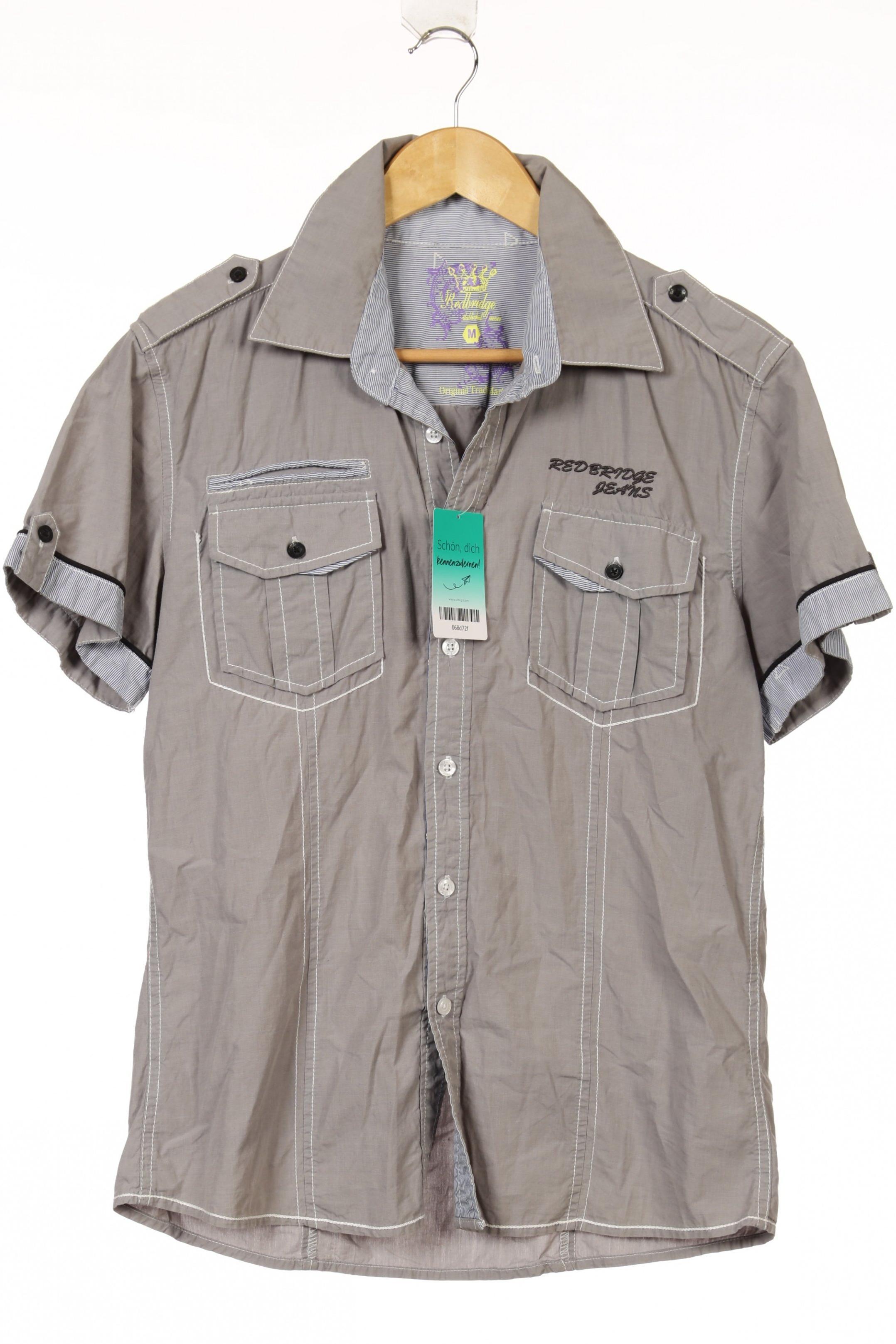 Second Hand Einzelstücke Herren Hemd, grau, Gr.