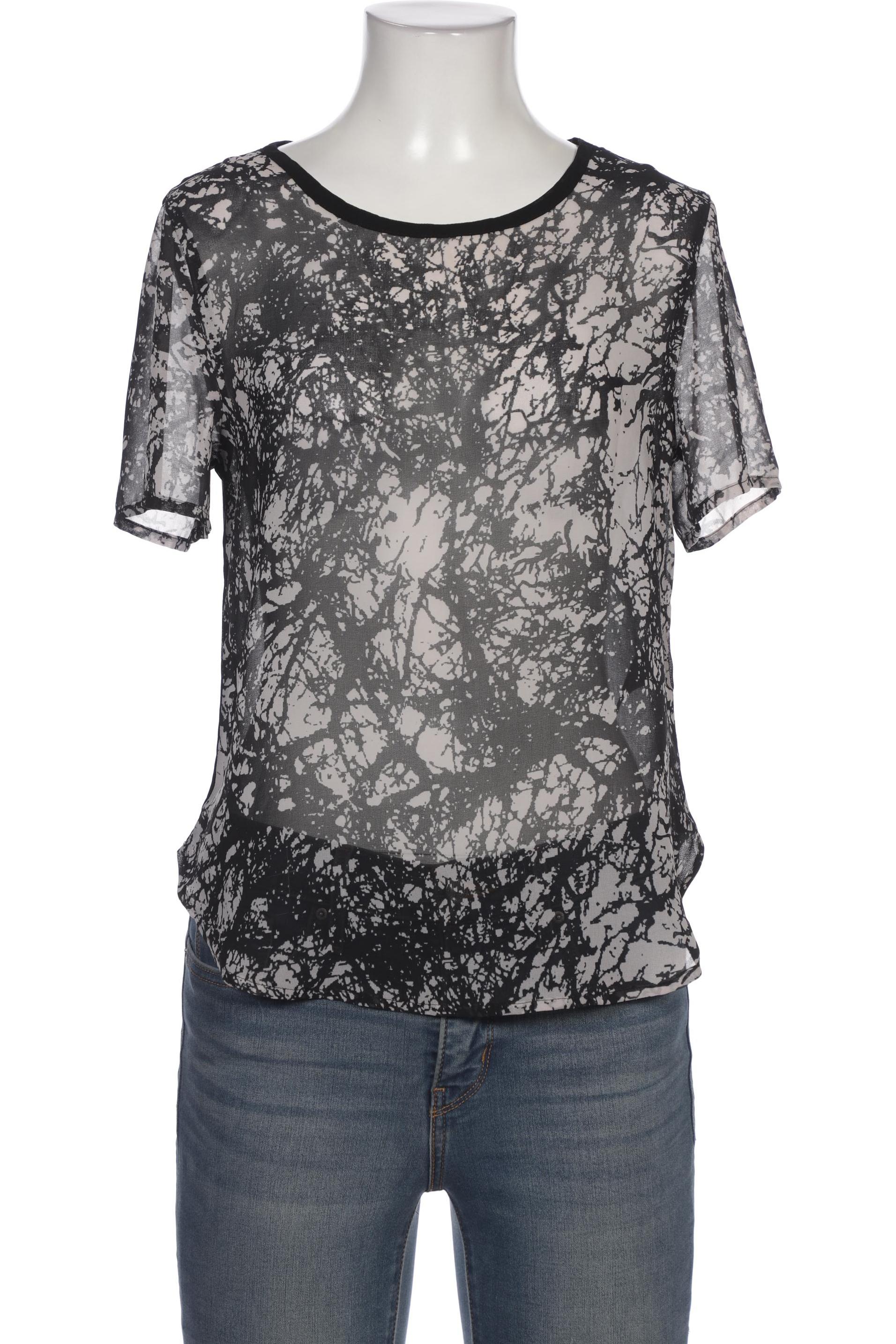 tigha Damen Bluse, schwarz, Gr. 34