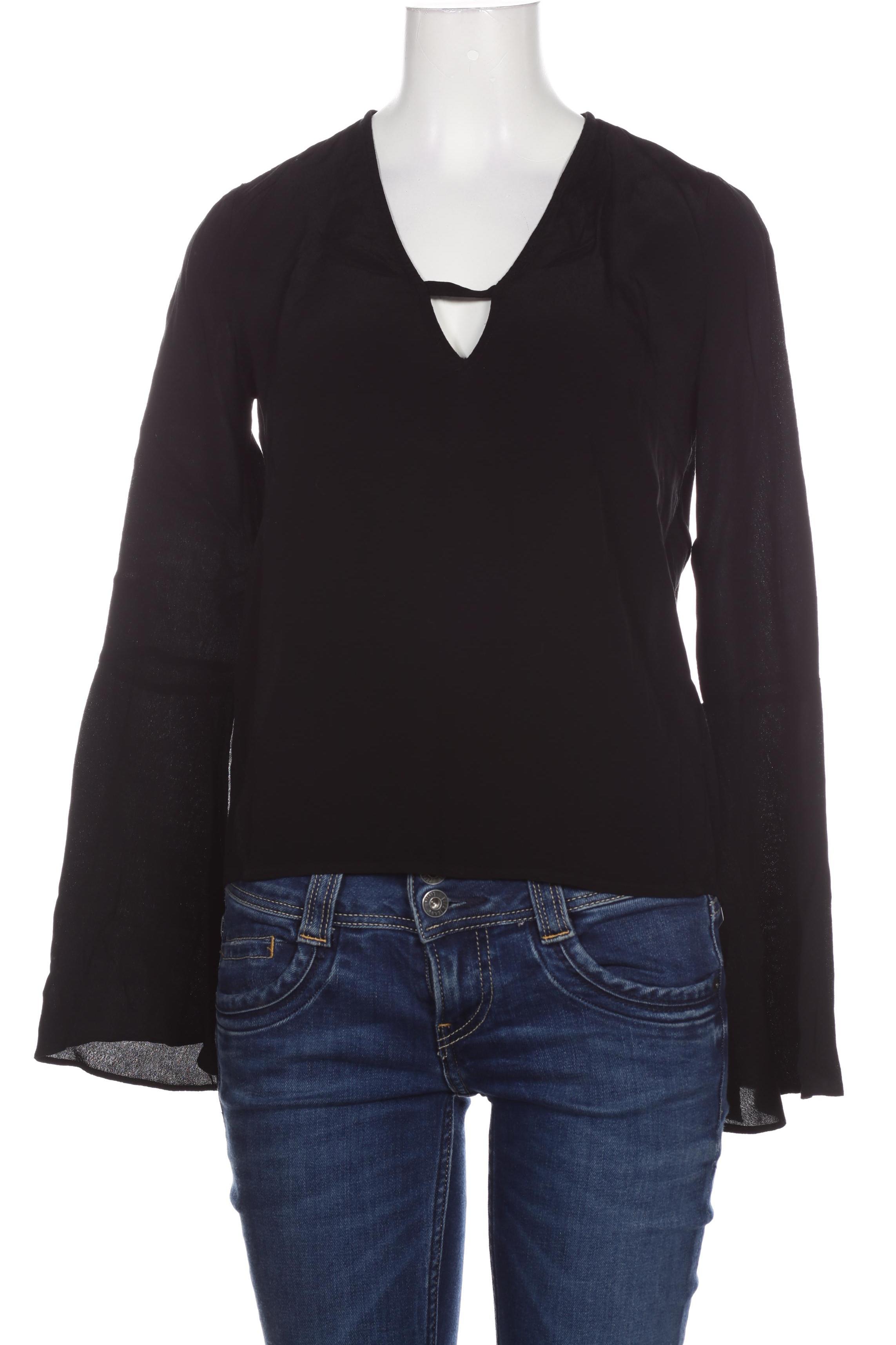 tigha Damen Bluse, schwarz, Gr. 34