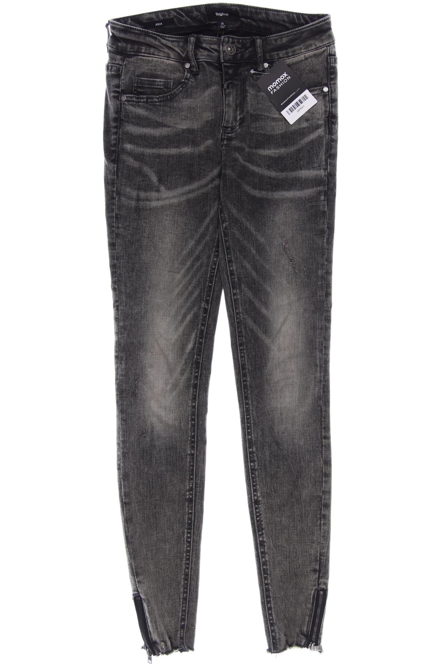 tigha Damen Jeans, grau, Gr. 25