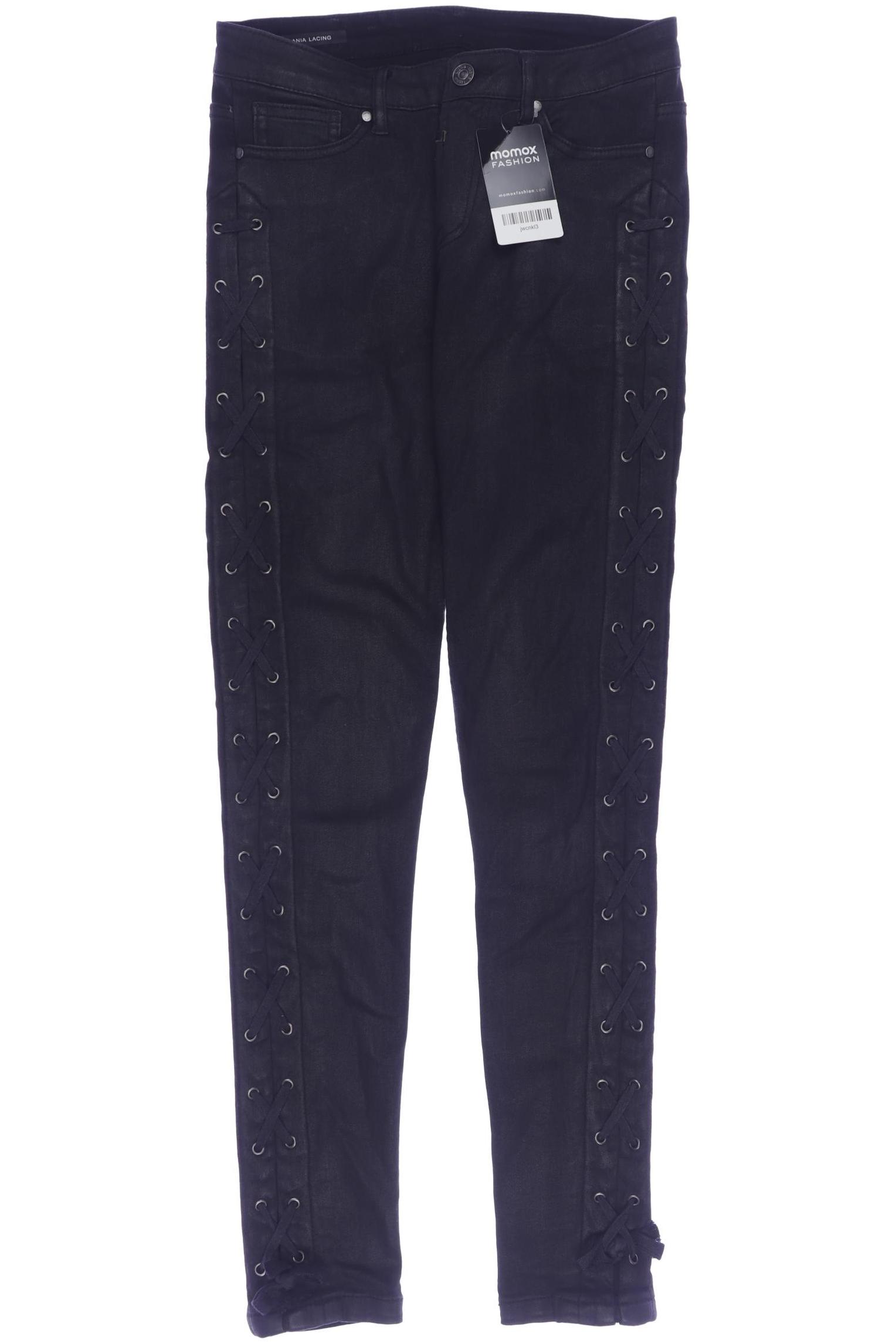 tigha Damen Jeans, schwarz, Gr. 28