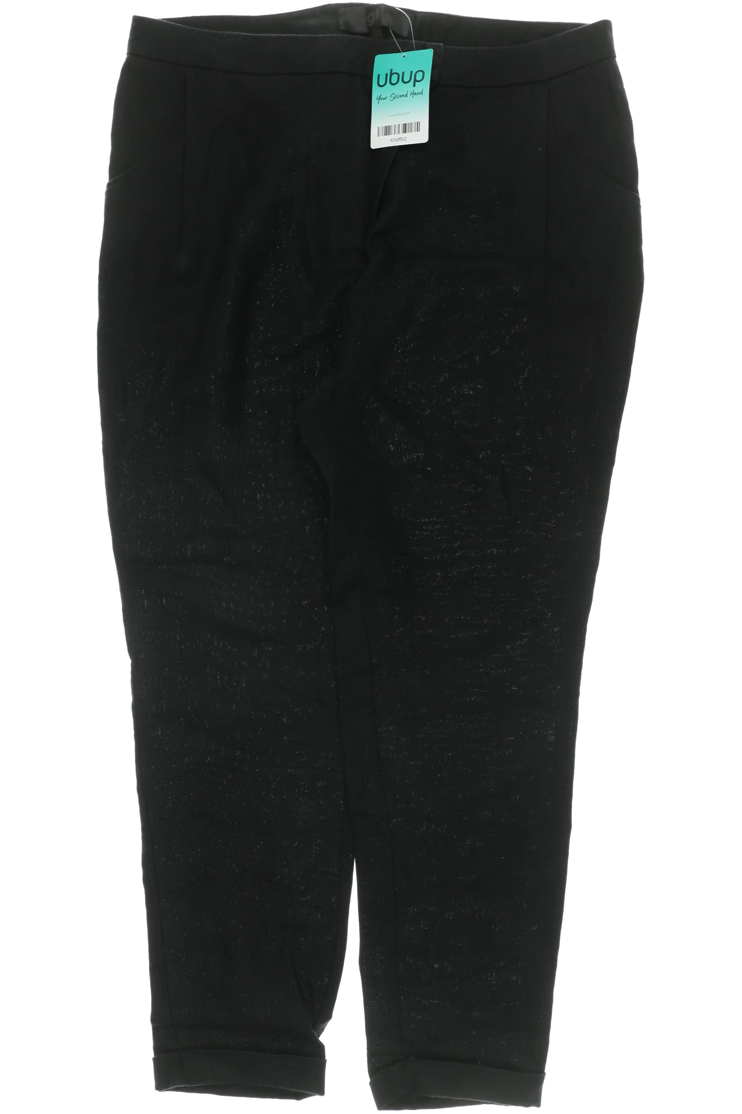 tigha Damen Stoffhose, schwarz, Gr. 0