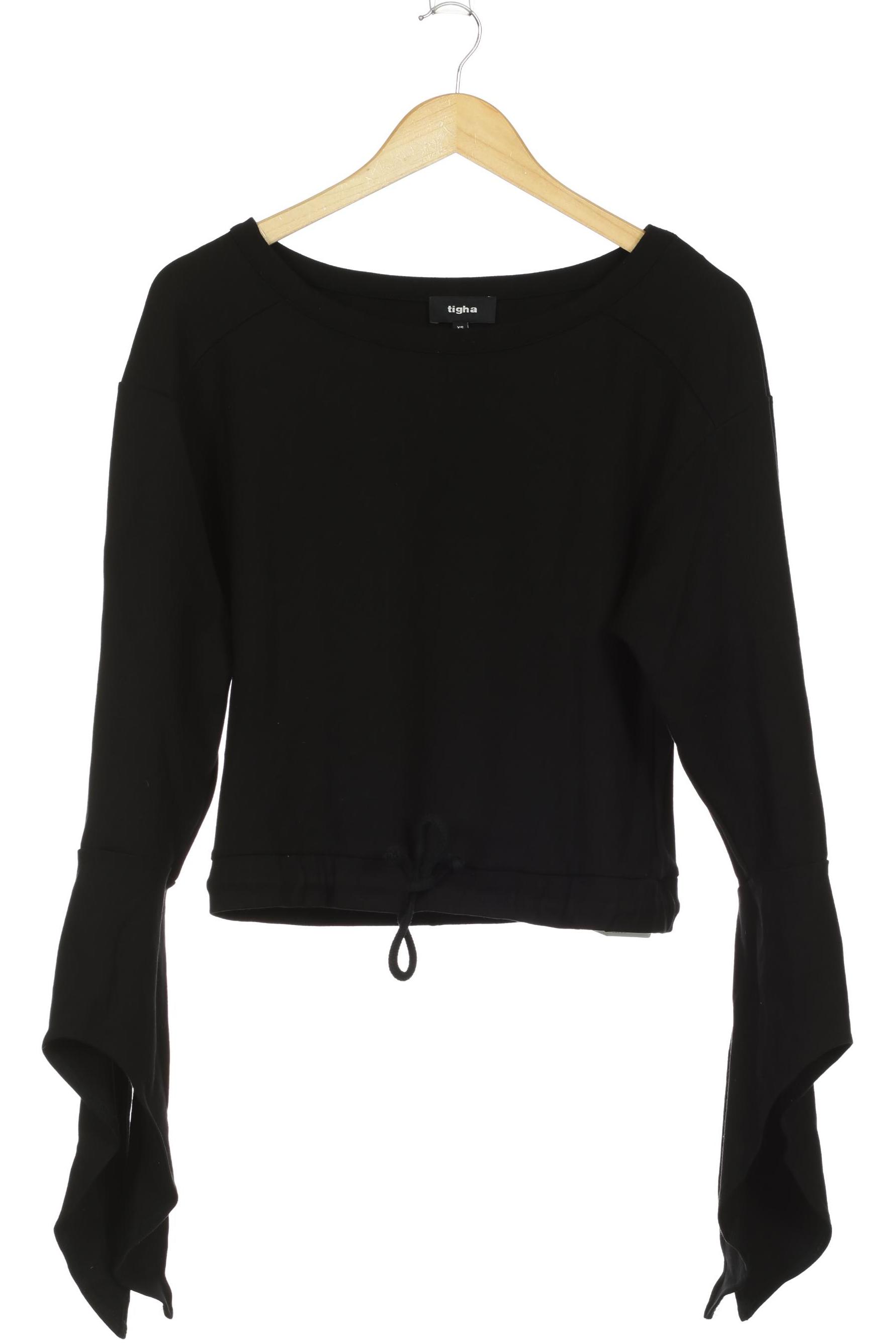 tigha Damen Sweatshirt, schwarz, Gr.