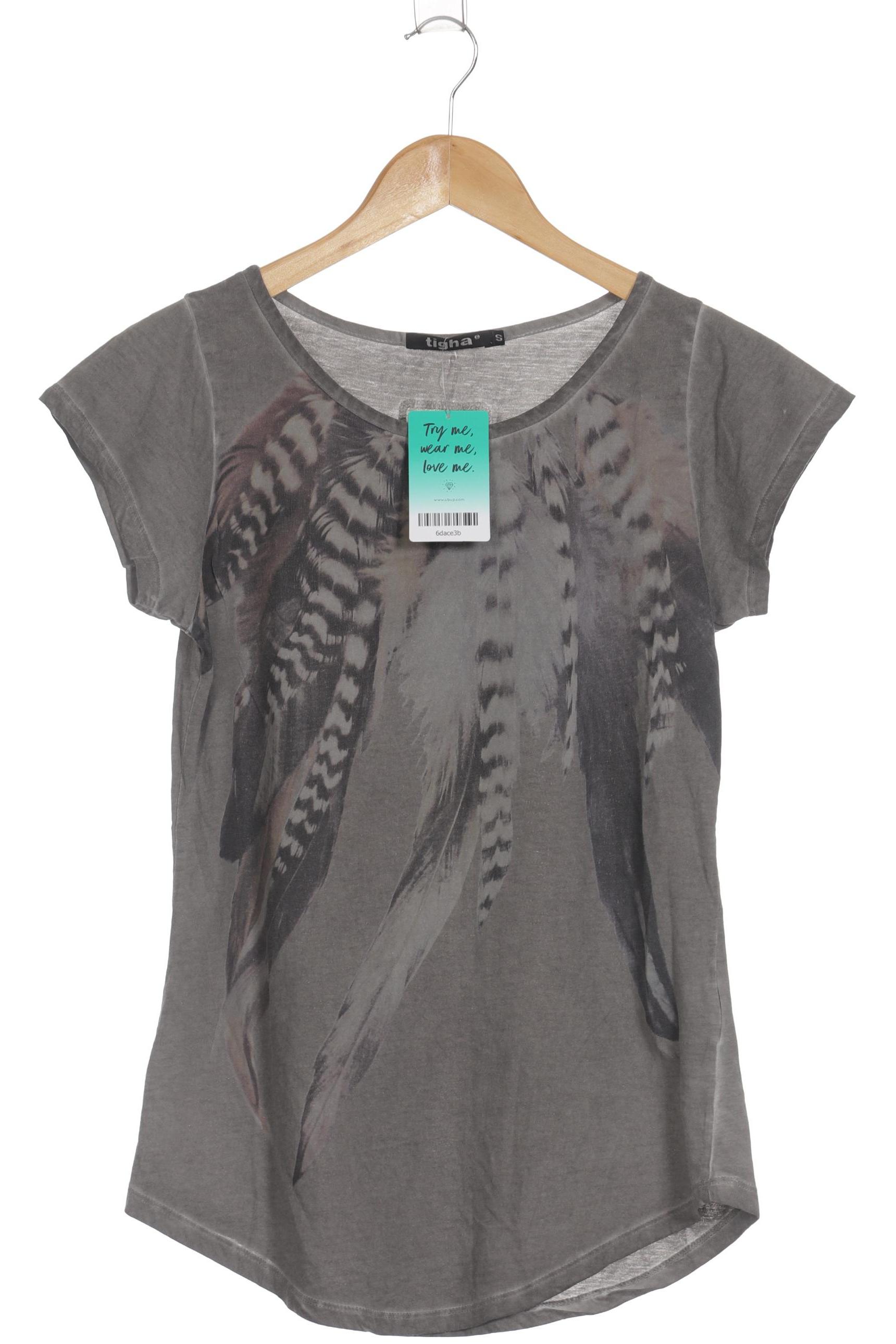 tigha Damen T-Shirt, grau, Gr. 36