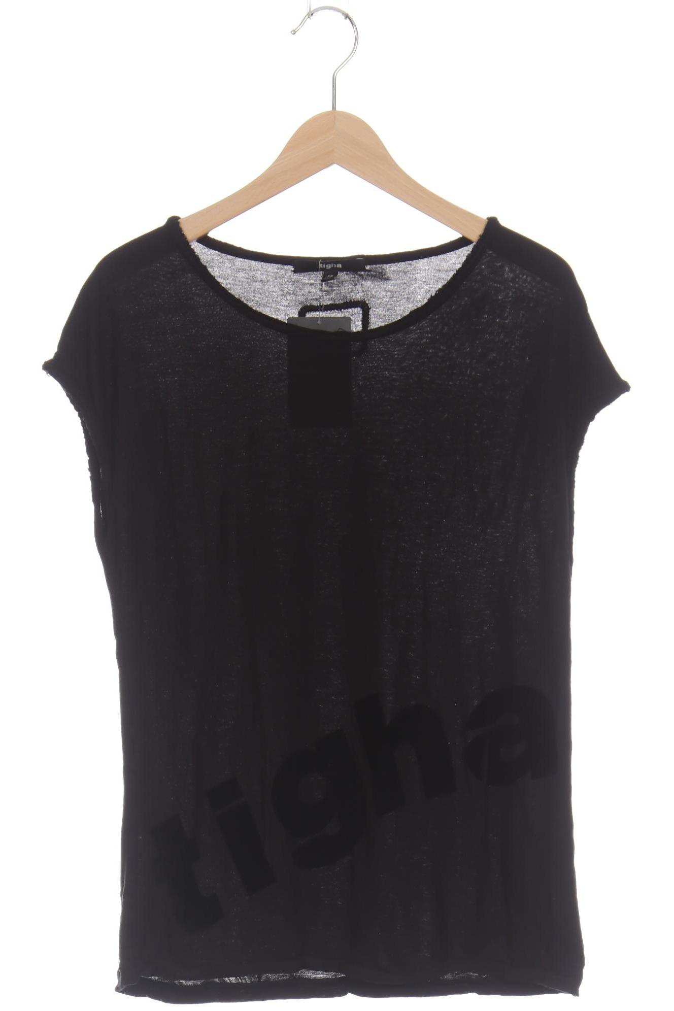 tigha Damen T-Shirt, schwarz, Gr.