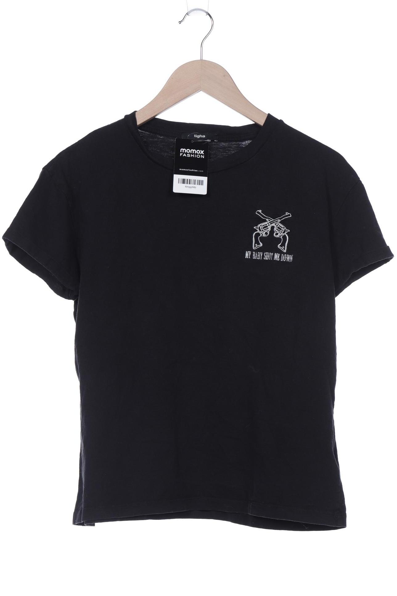 tigha Damen T-Shirt, schwarz, Gr. 36