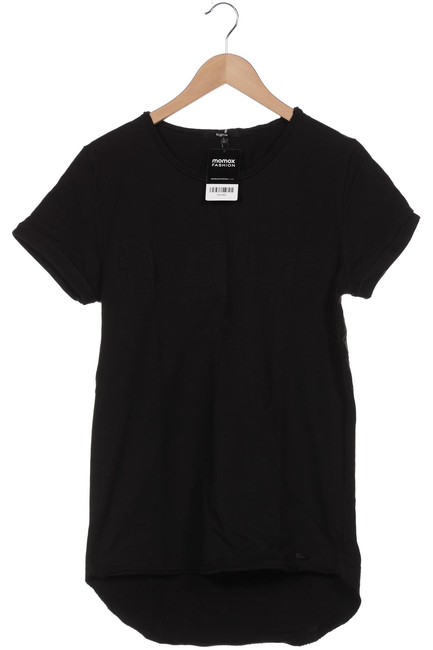 tigha Damen T-Shirt, schwarz, Gr. 36