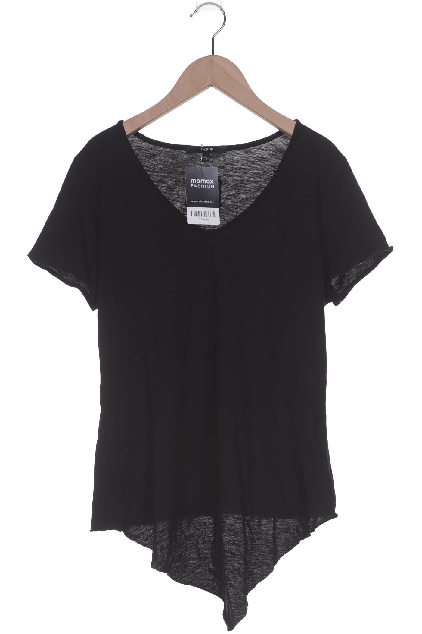 tigha Damen T-Shirt, schwarz, Gr. 42