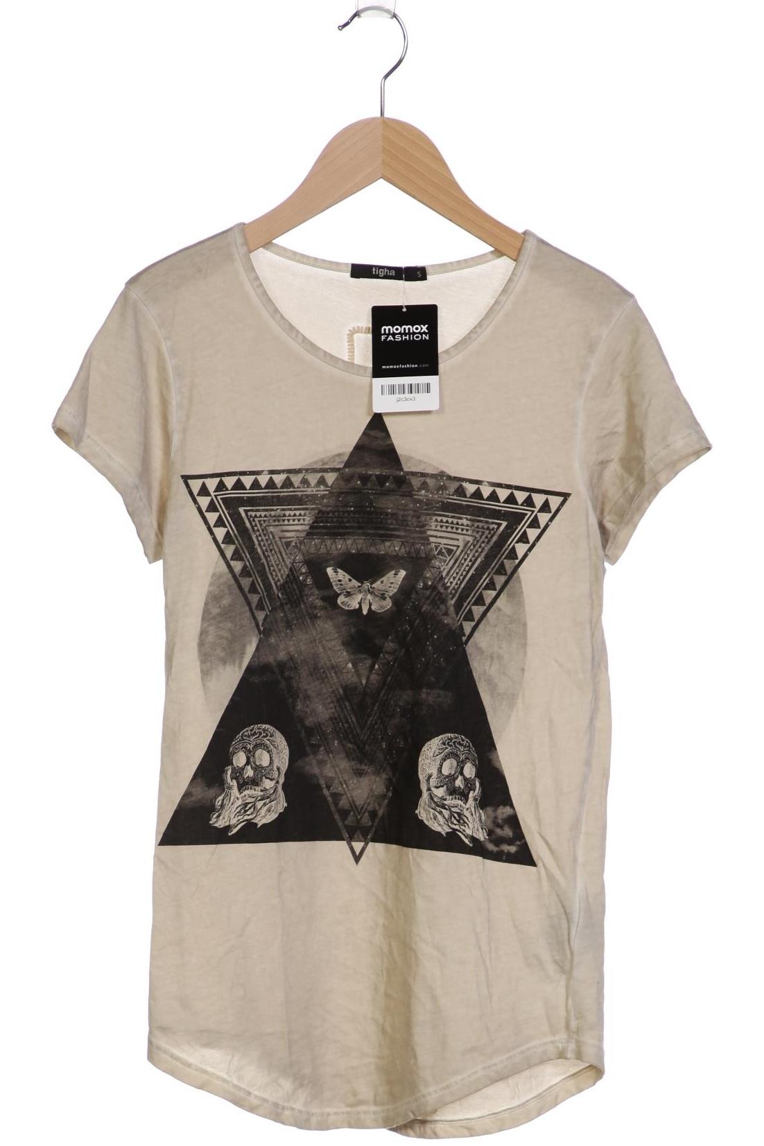 tigha Damen T-Shirt, beige, Gr. 36