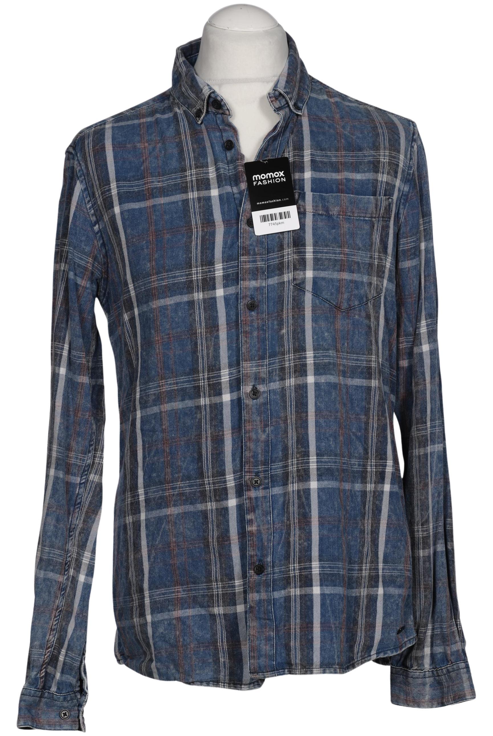 tigha Herren Hemd, marineblau, Gr. 52