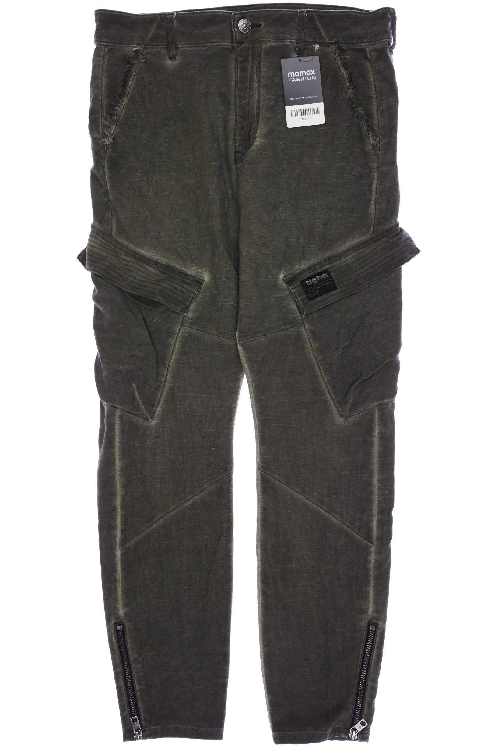 tigha Herren Jeans, grün, Gr. 0