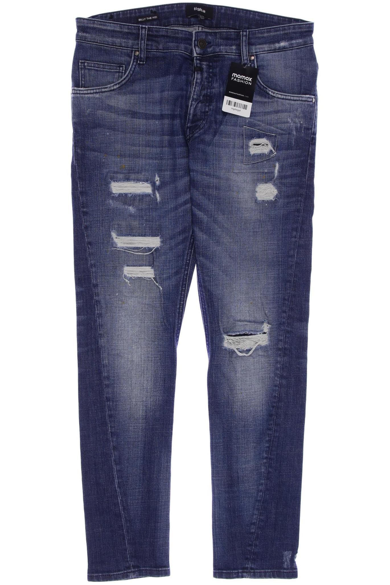 tigha Herren Jeans, blau, Gr. 32