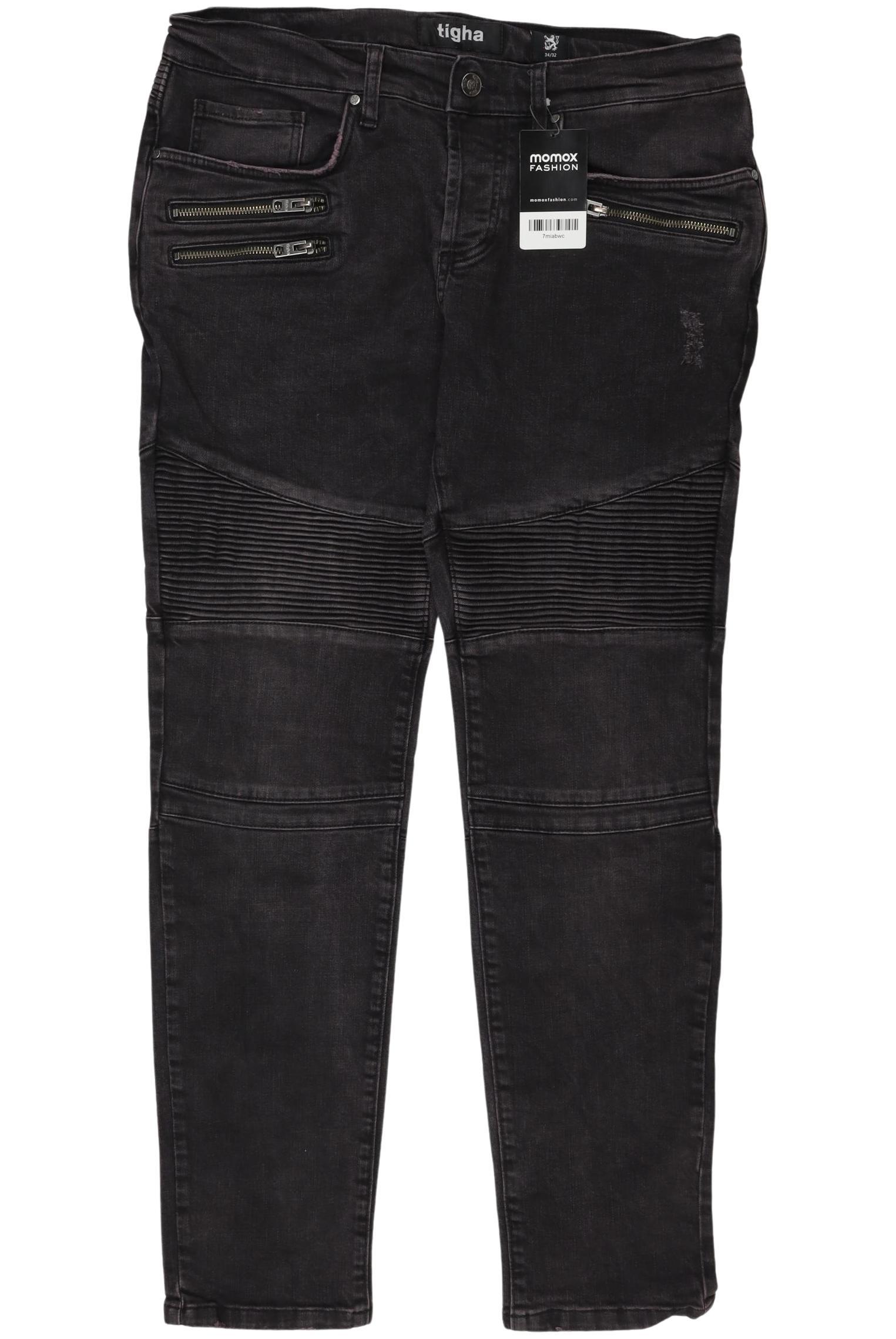 tigha Herren Jeans, grau, Gr. 34