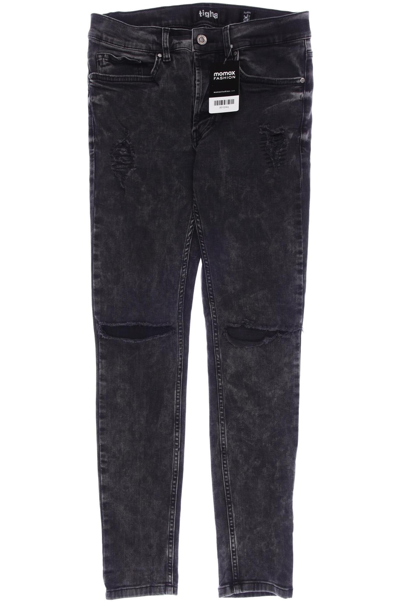 tigha Herren Jeans, schwarz, Gr. 31