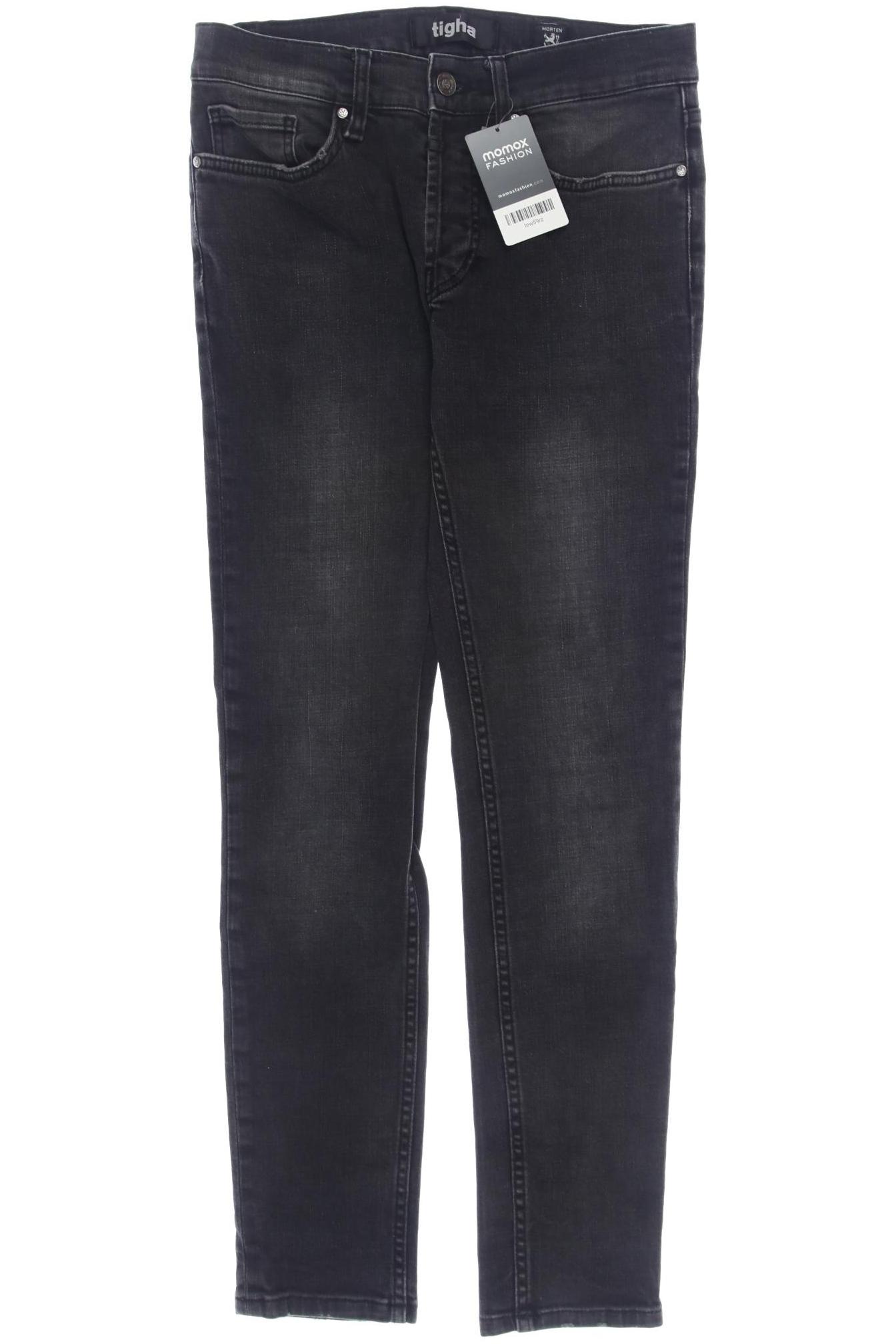 tigha Herren Jeans, schwarz, Gr. 29