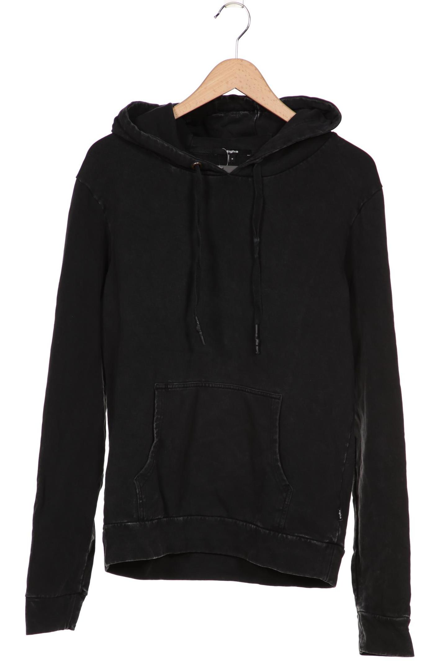 tigha Herren Kapuzenpullover, schwarz, Gr. 48