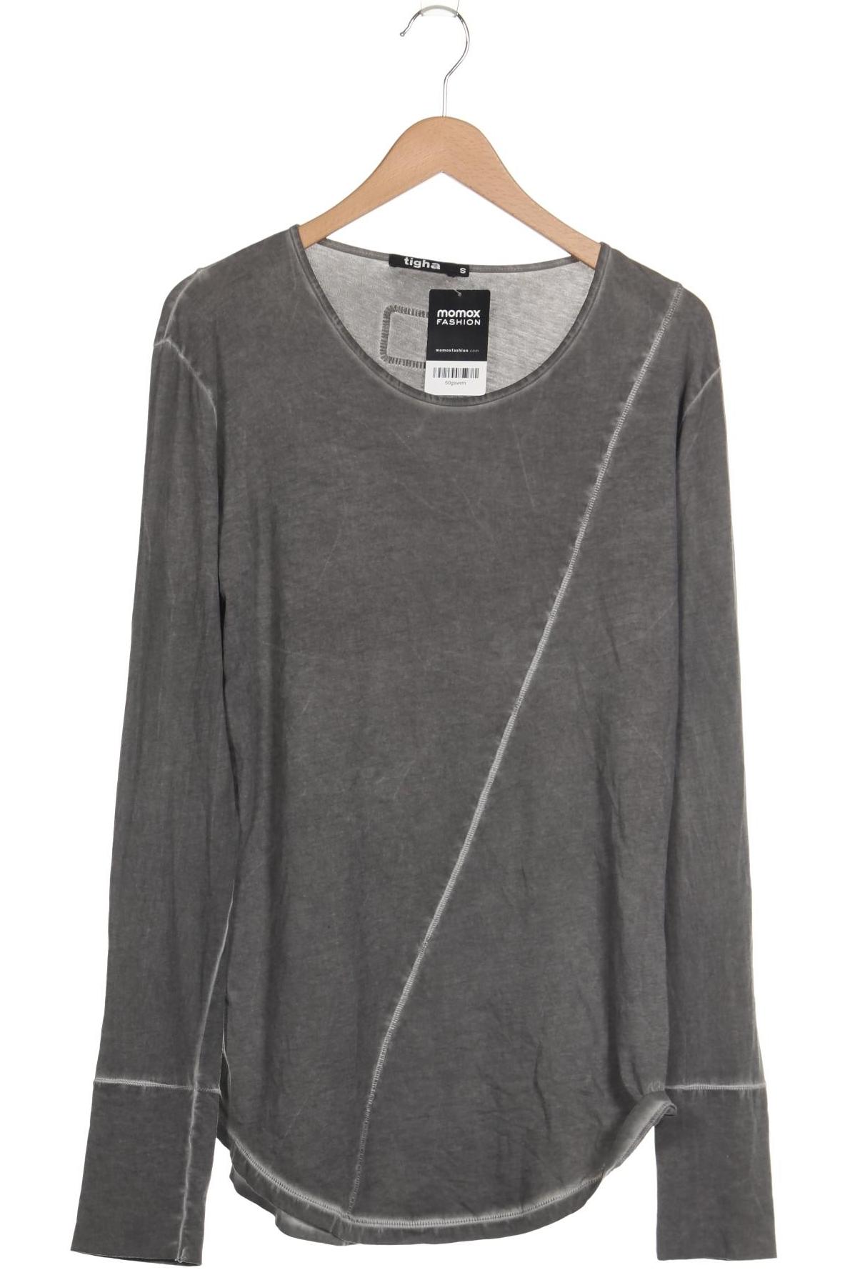 tigha Herren Langarmshirt, grau, Gr. 46