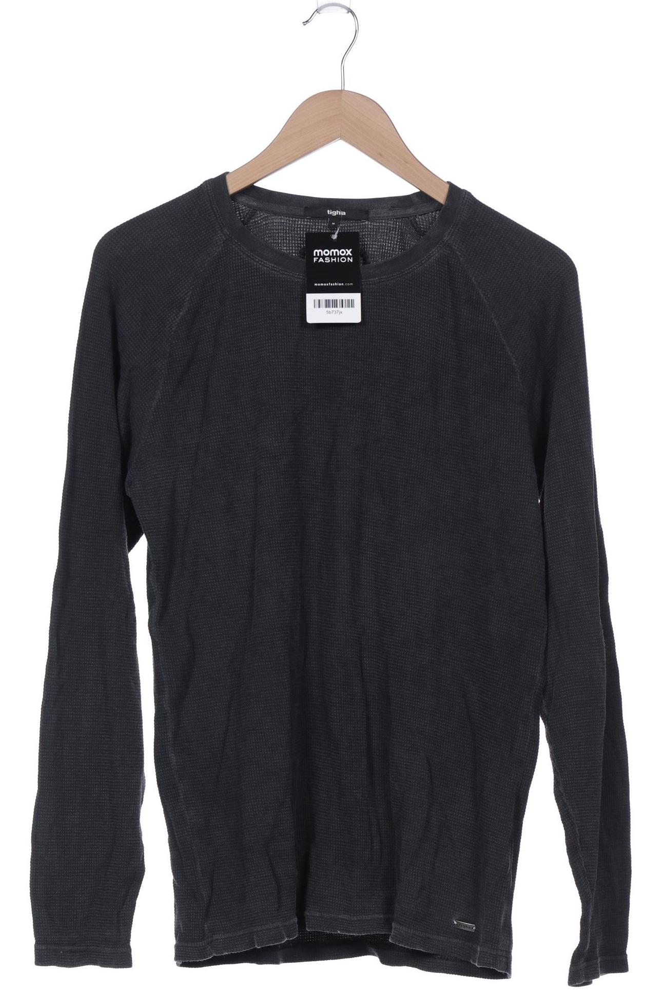 tigha Herren Langarmshirt, grau, Gr. 48