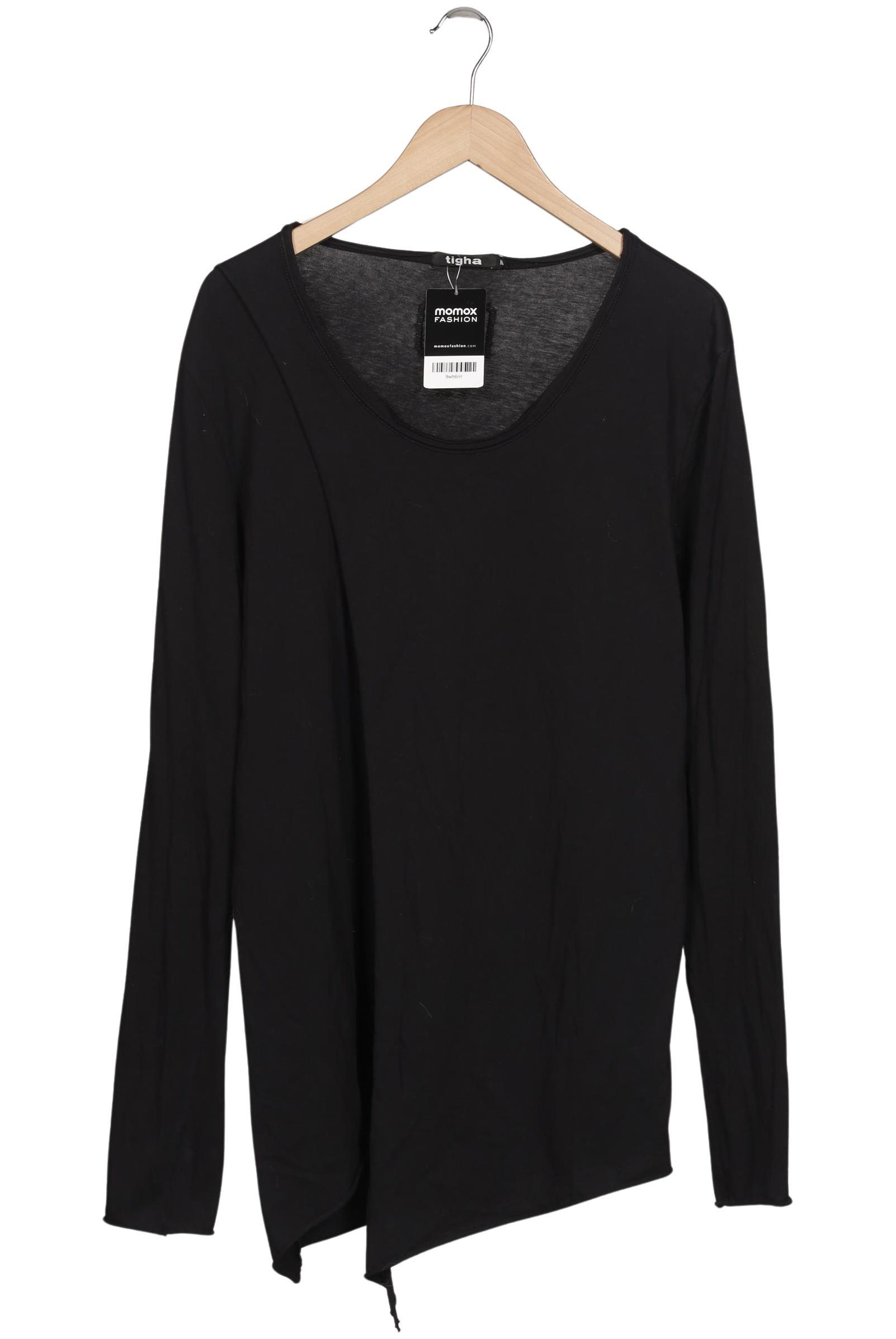 tigha Herren Langarmshirt, schwarz, Gr. 48